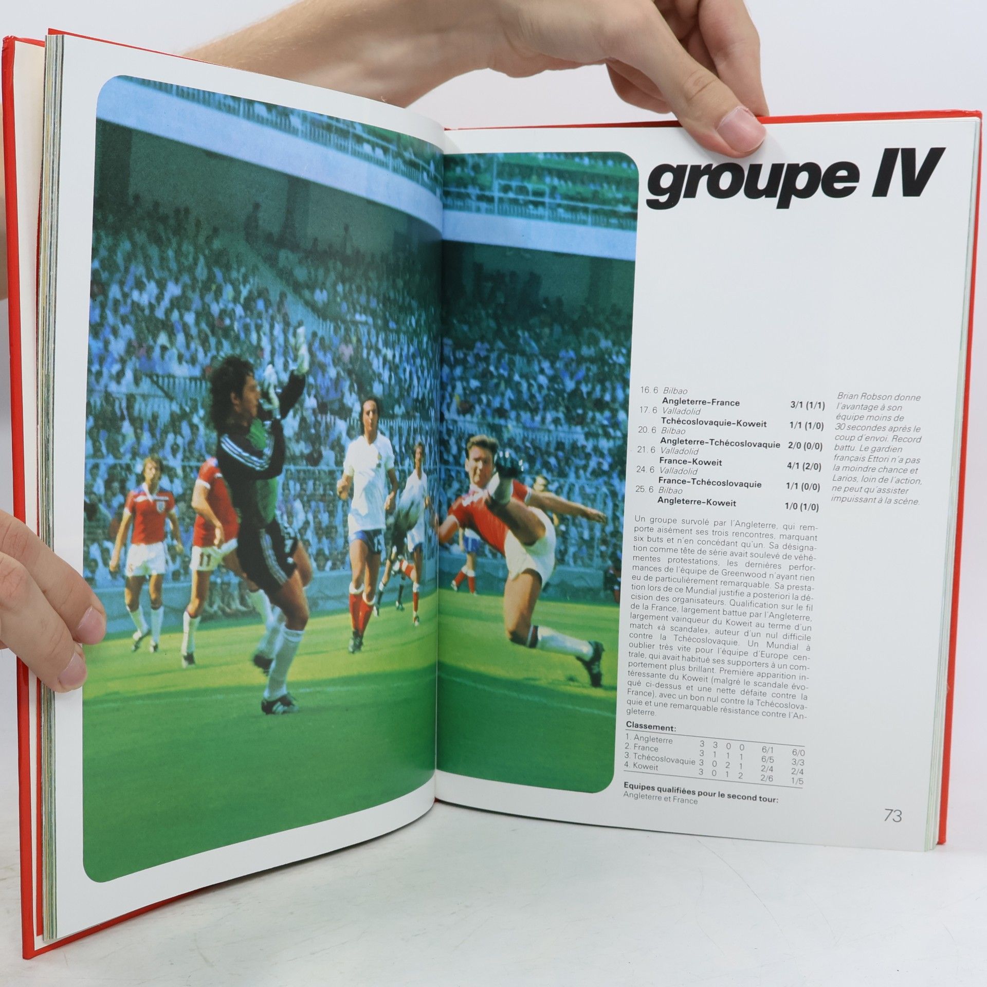 Michel Bai Mundial 82.Le livre-souvenir de la Coupe du monde de football