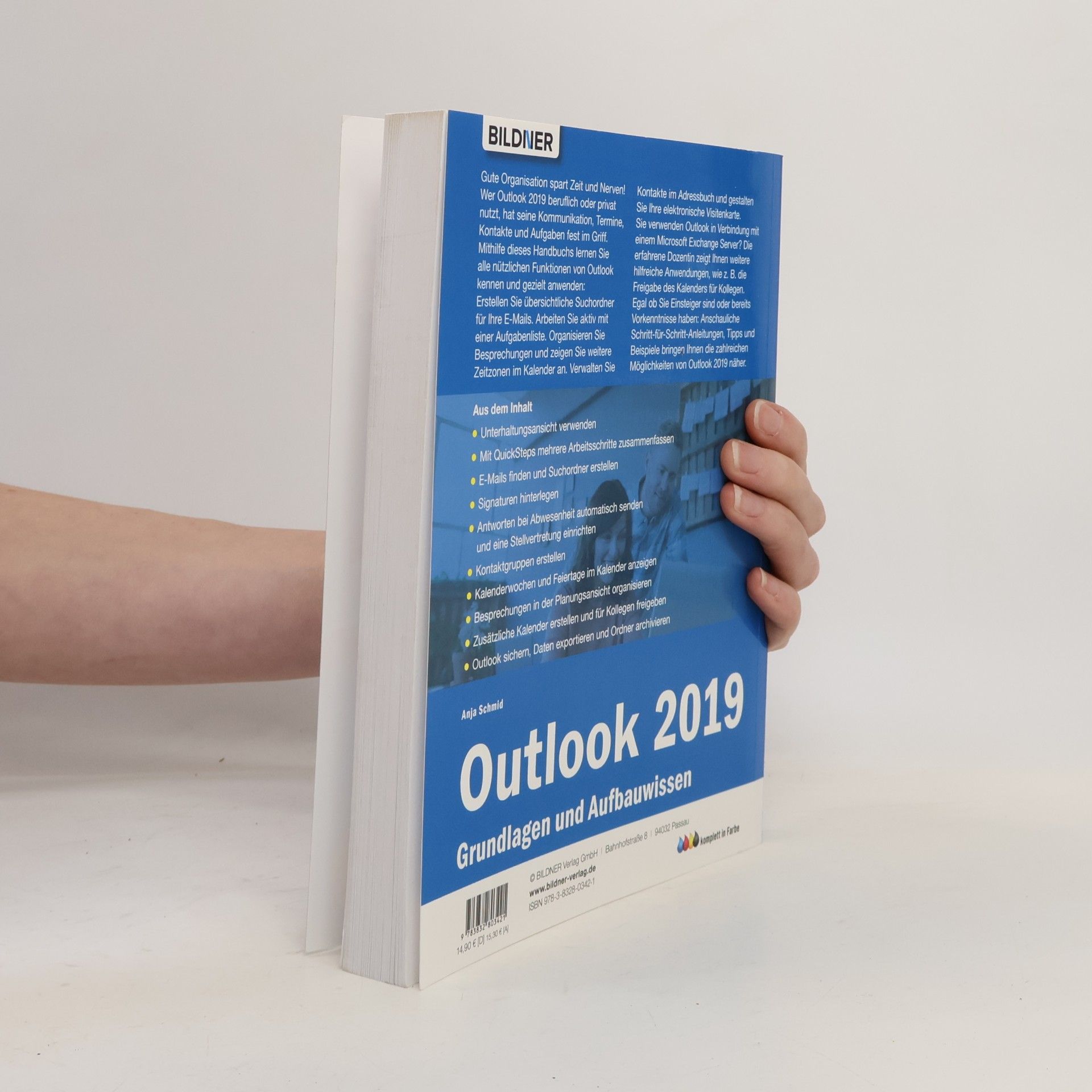 Anja Schmid Outlook 2019 Grundlagen und Aufbauwissen