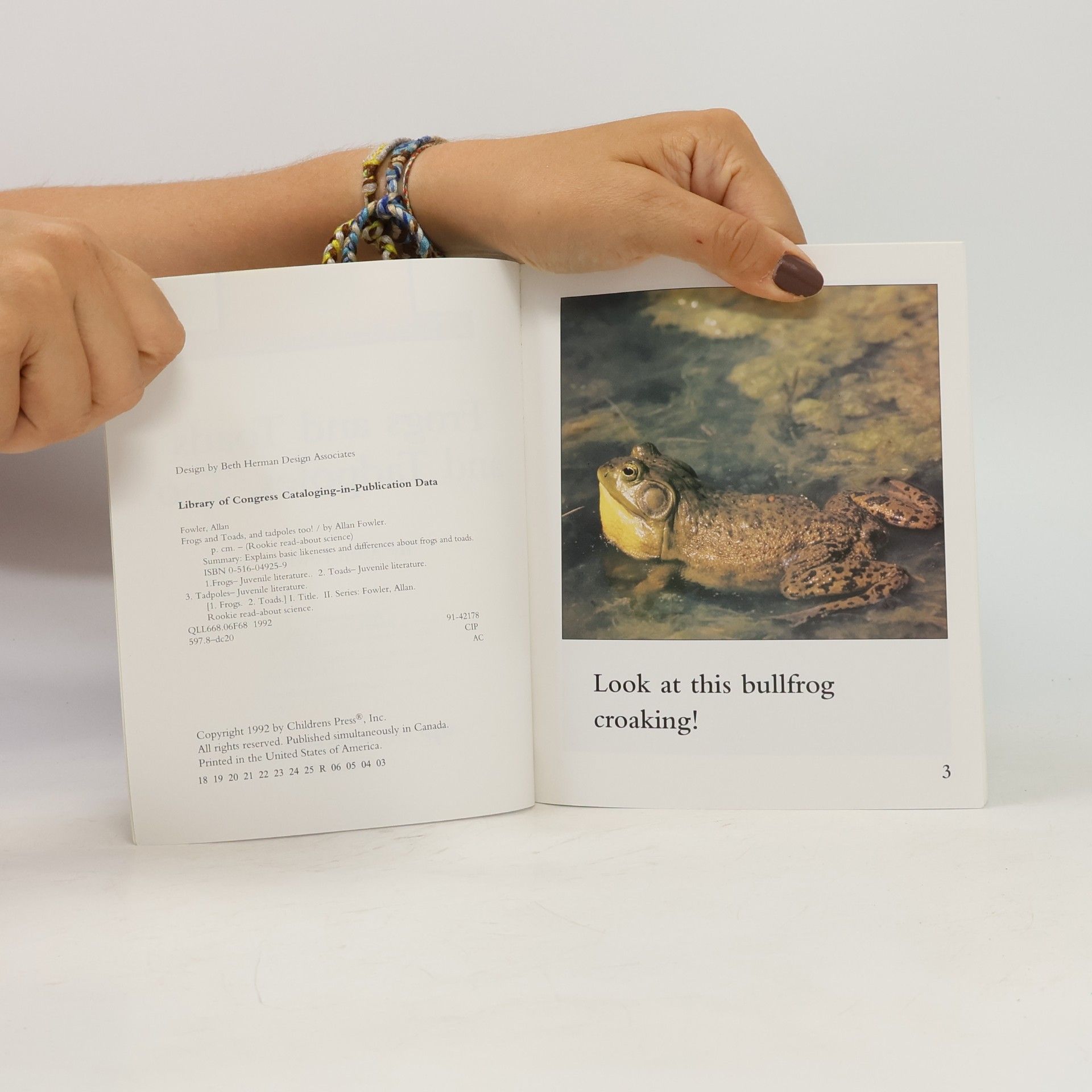 ALLAN FOWLER Frogs & Toads & Tadpoles Too