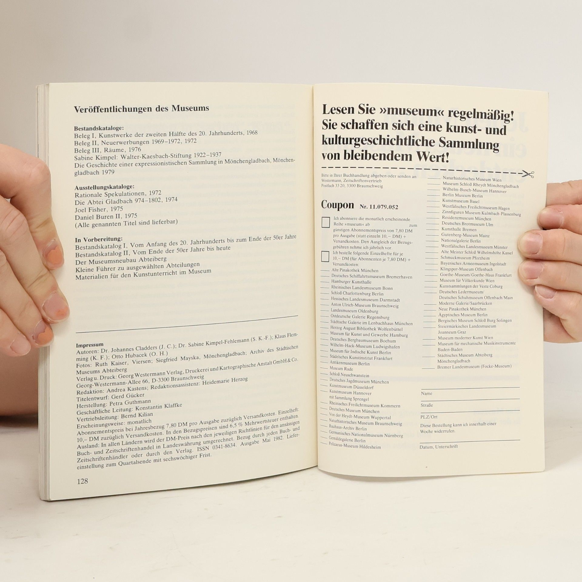 Autorenkollektiv Städtisches Museum Abteiberg Mönchengladbach