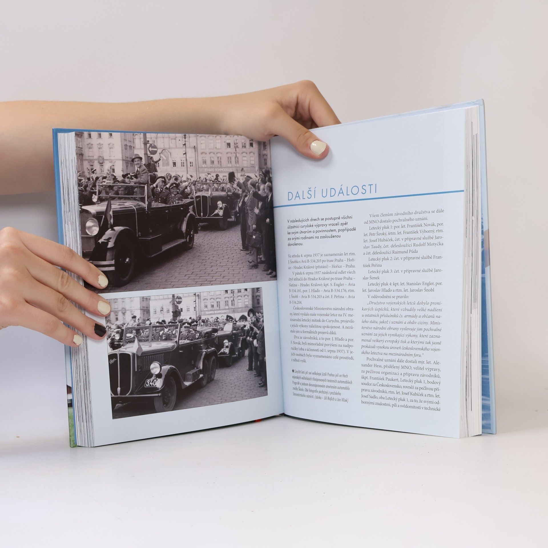 Jiří Rajlich Curych 1937 - Účast československých letců na IV. mezinárodním leteckém mítinku v Curychu v roce 1937