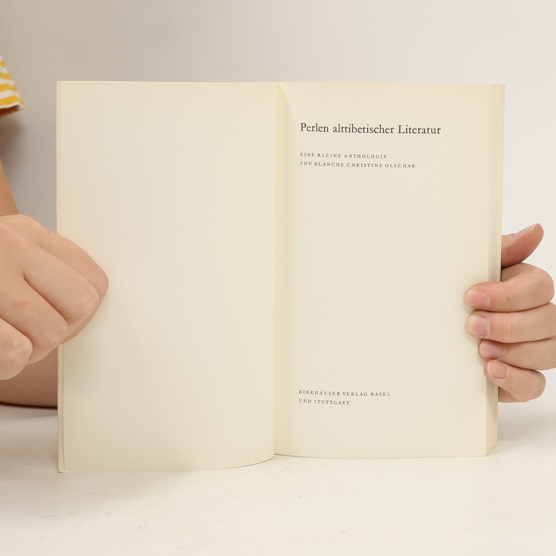 B. C. Olschak Perlen alttibetischer Literatur