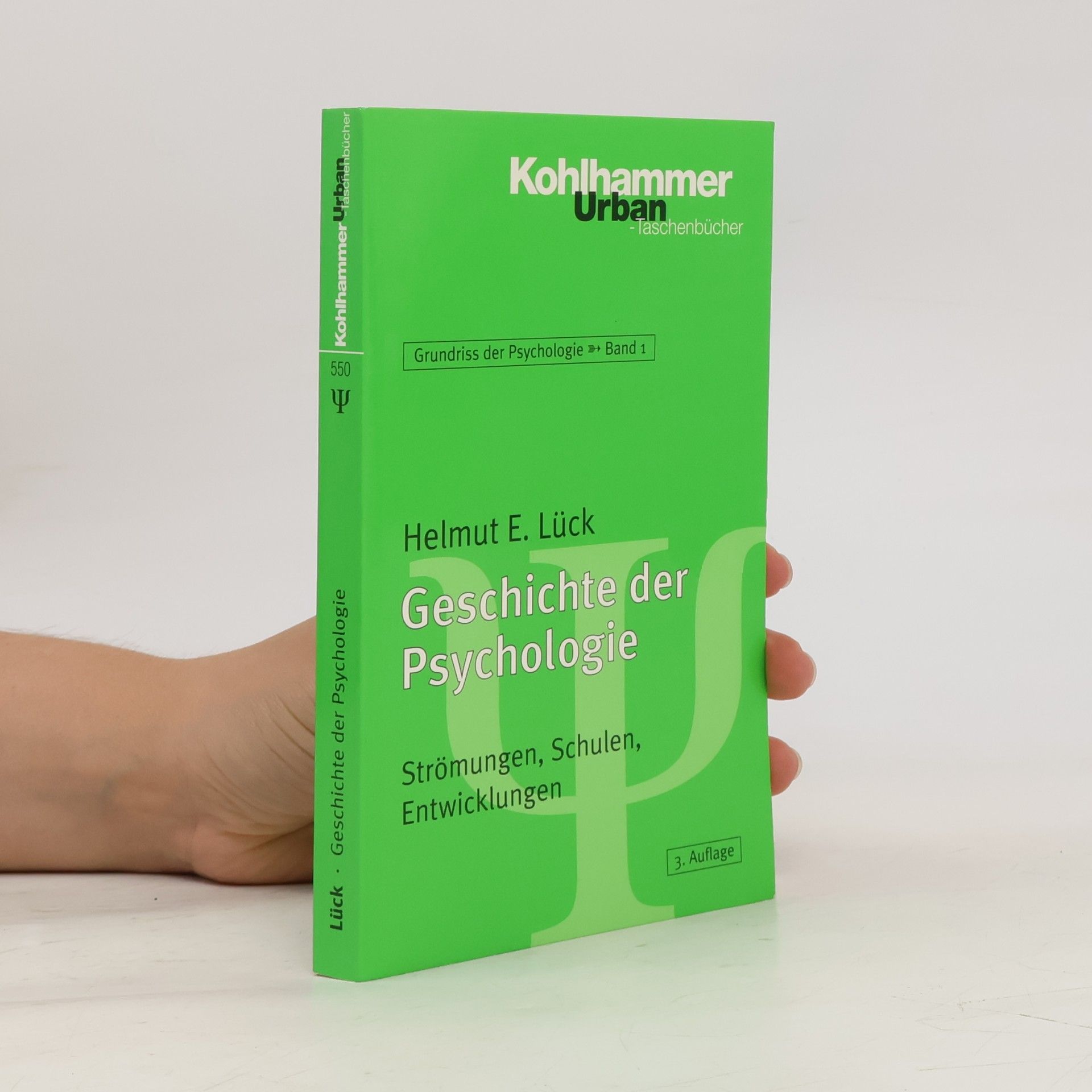 Helmut E. Lück Geschichte der Psychologie