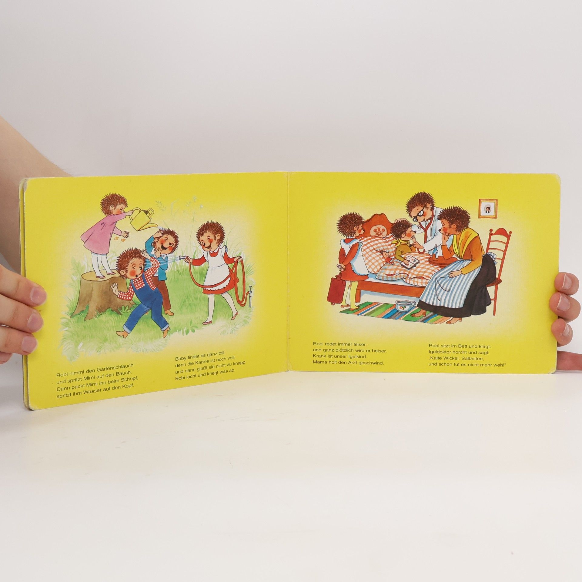 Die fröhlichen Igelkinder