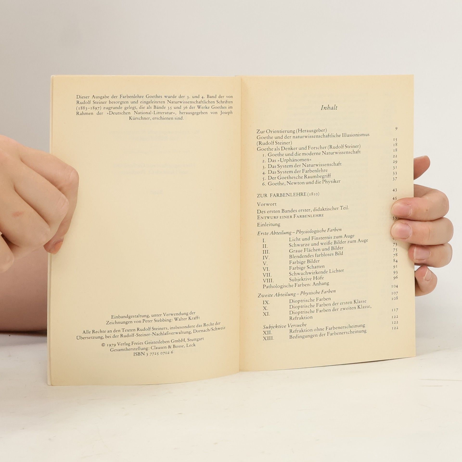 Rudolf Steiner Goethe. Farbenlehre 1-5