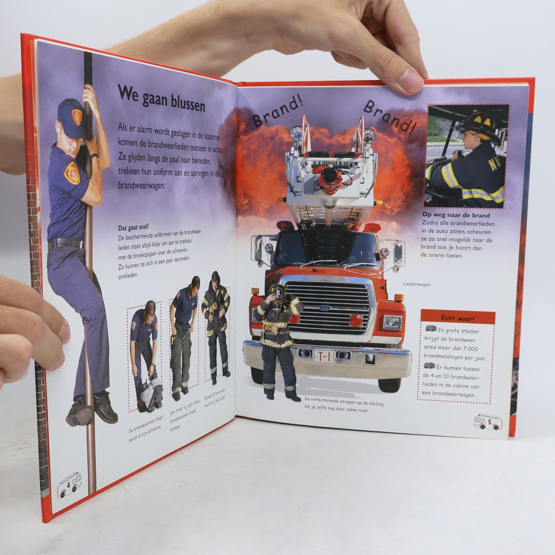 Machines aan het werk: Naar de brand!
