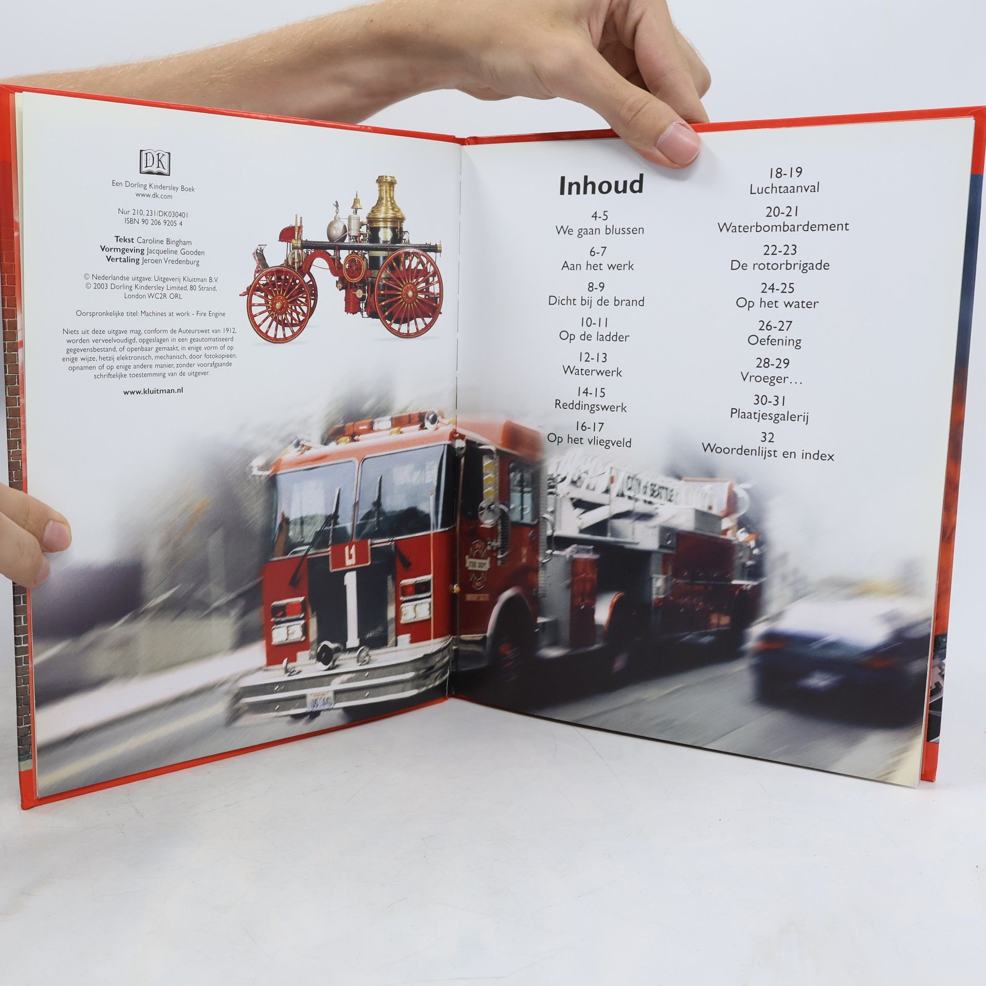 Machines aan het werk: Naar de brand!