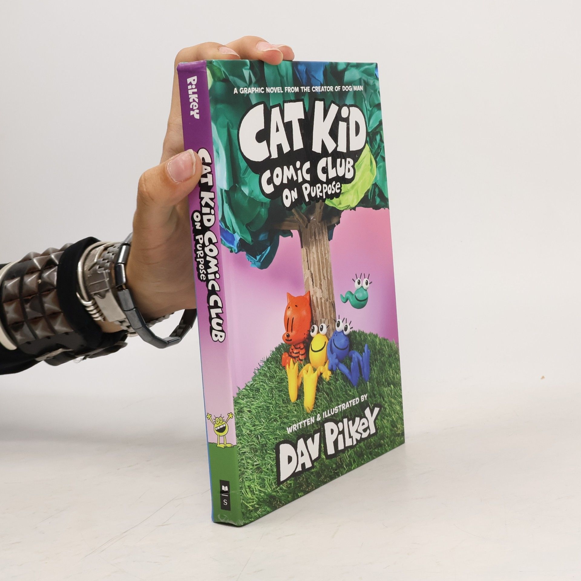 Dav Pilkey Cat Kid Comic Club: On Purpose: A Graphic Novel (Cat Kid Comic Club #3): From the Creator of Dog Man