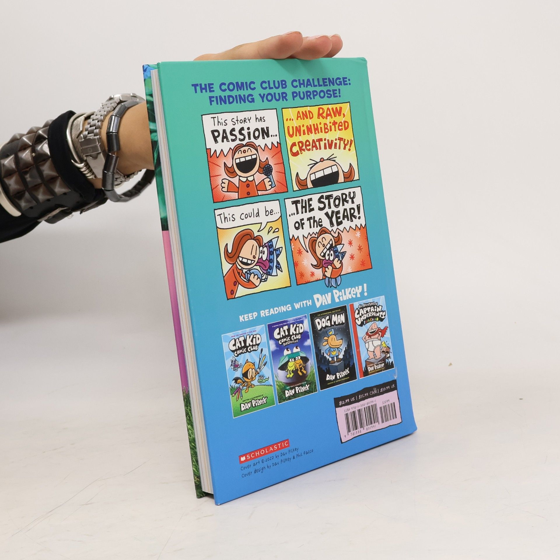 Dav Pilkey Cat Kid Comic Club: On Purpose: A Graphic Novel (Cat Kid Comic Club #3): From the Creator of Dog Man