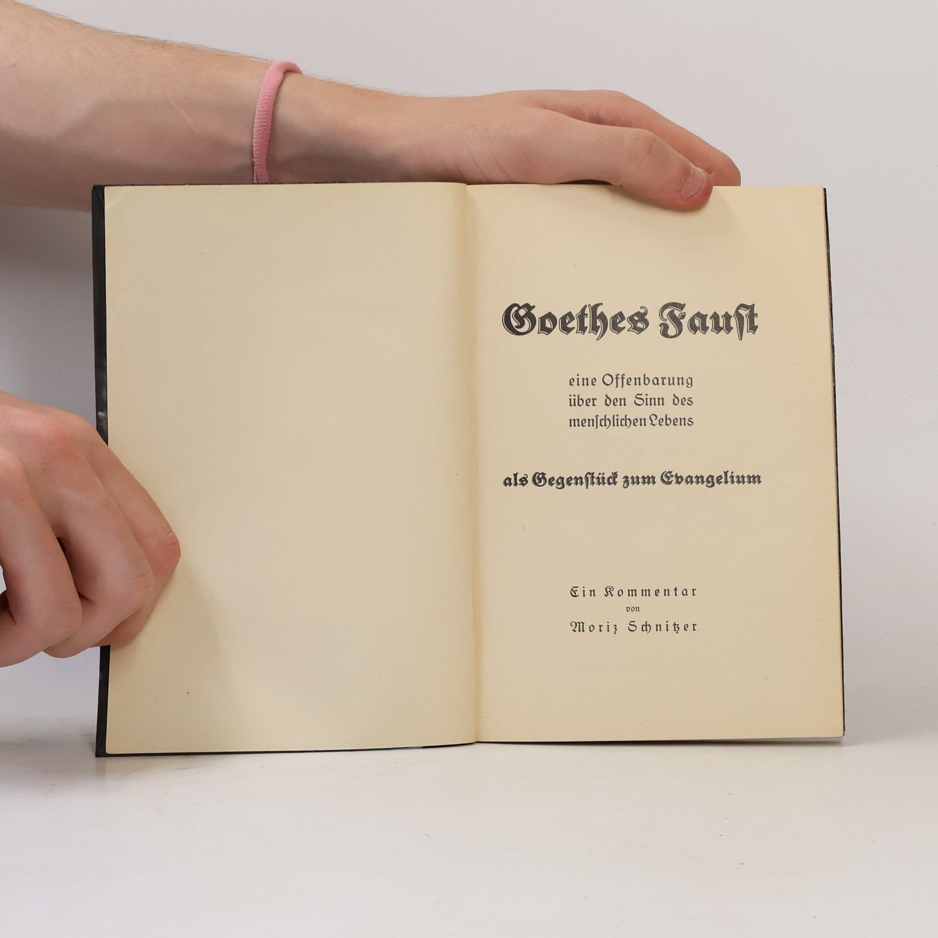 Moriz Schnitzer Goethes Faust
