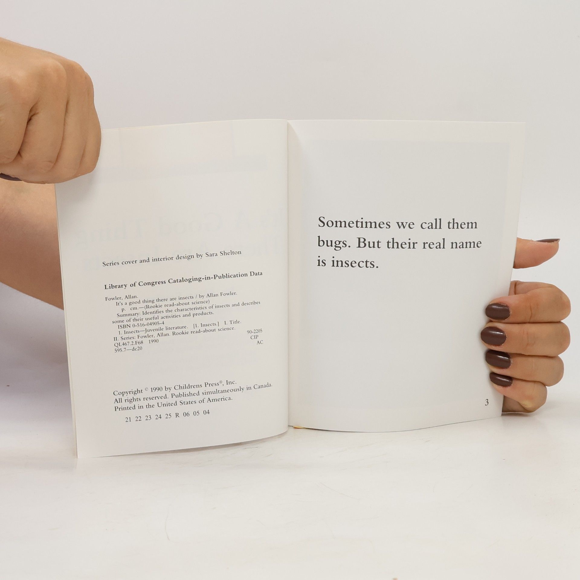 ALLAN FOWLER Rookie Read-About™ Science: It's a Good Thing There Are Insects