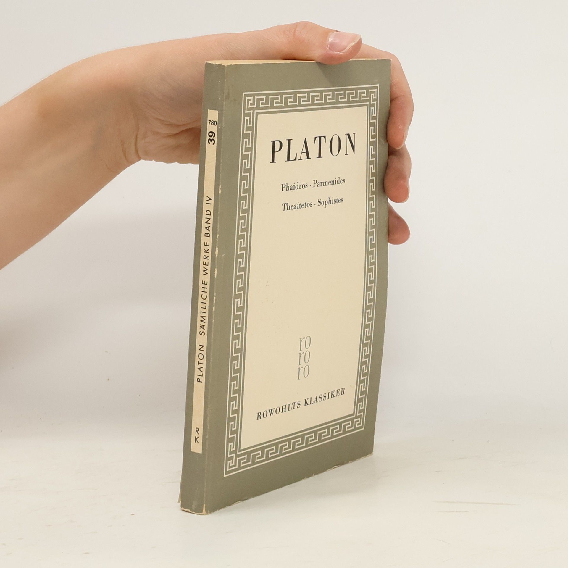 Platon Sämtliche Werke IV.