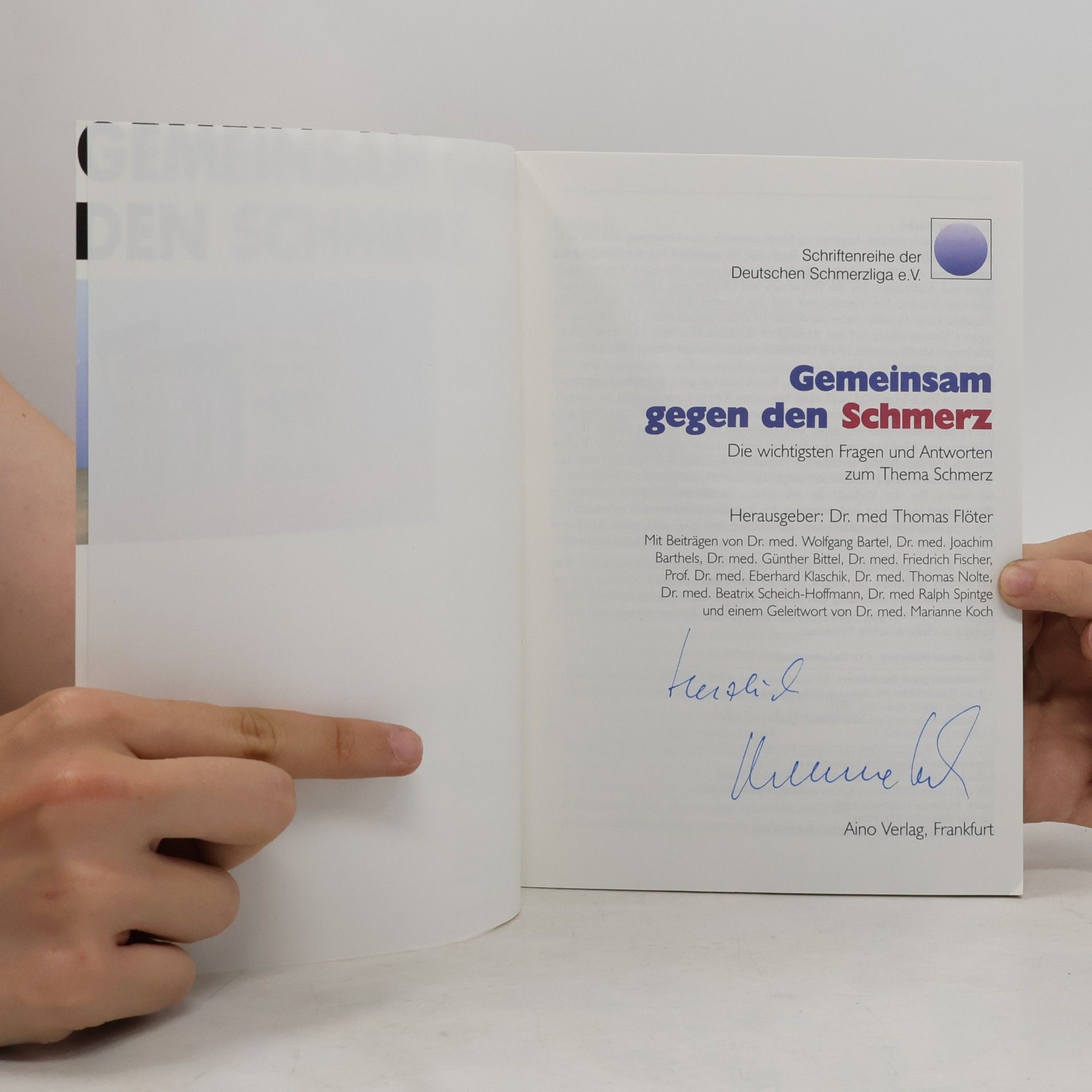 Thomas Flöter Gemeinsam gegen den Schmerz