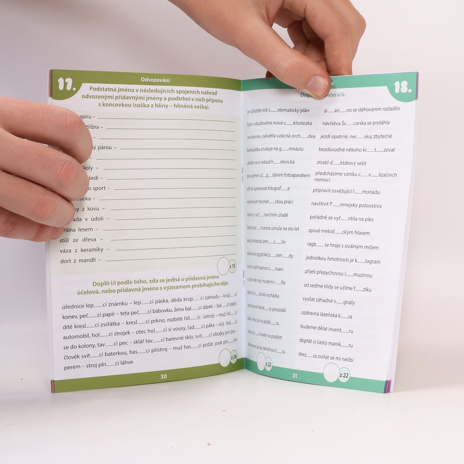 Jiřina Ostrčilová Procvičování pravopisu - ČJ pro 7. ročník