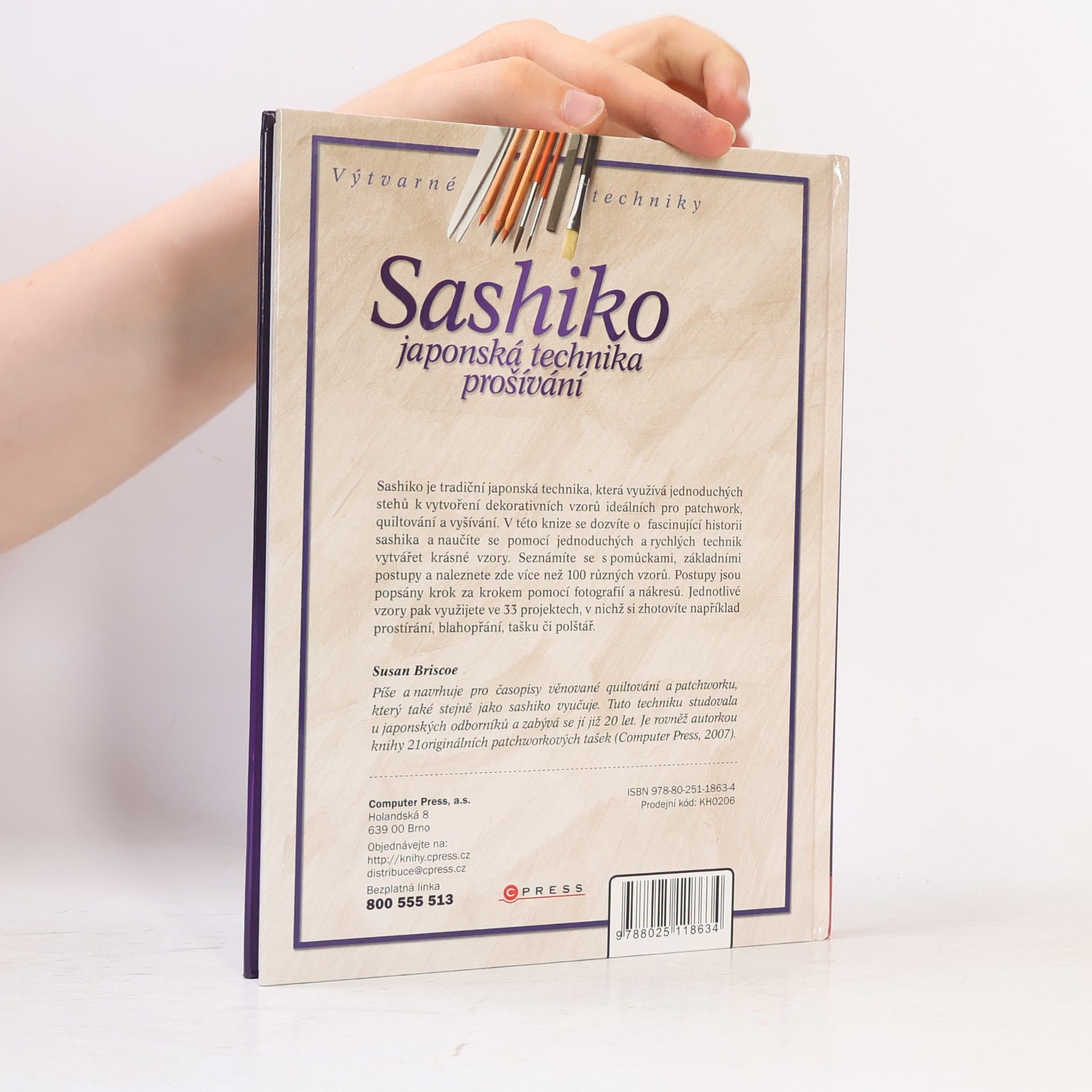 Susan Briscoe Sashiko: japonská technika prošívání