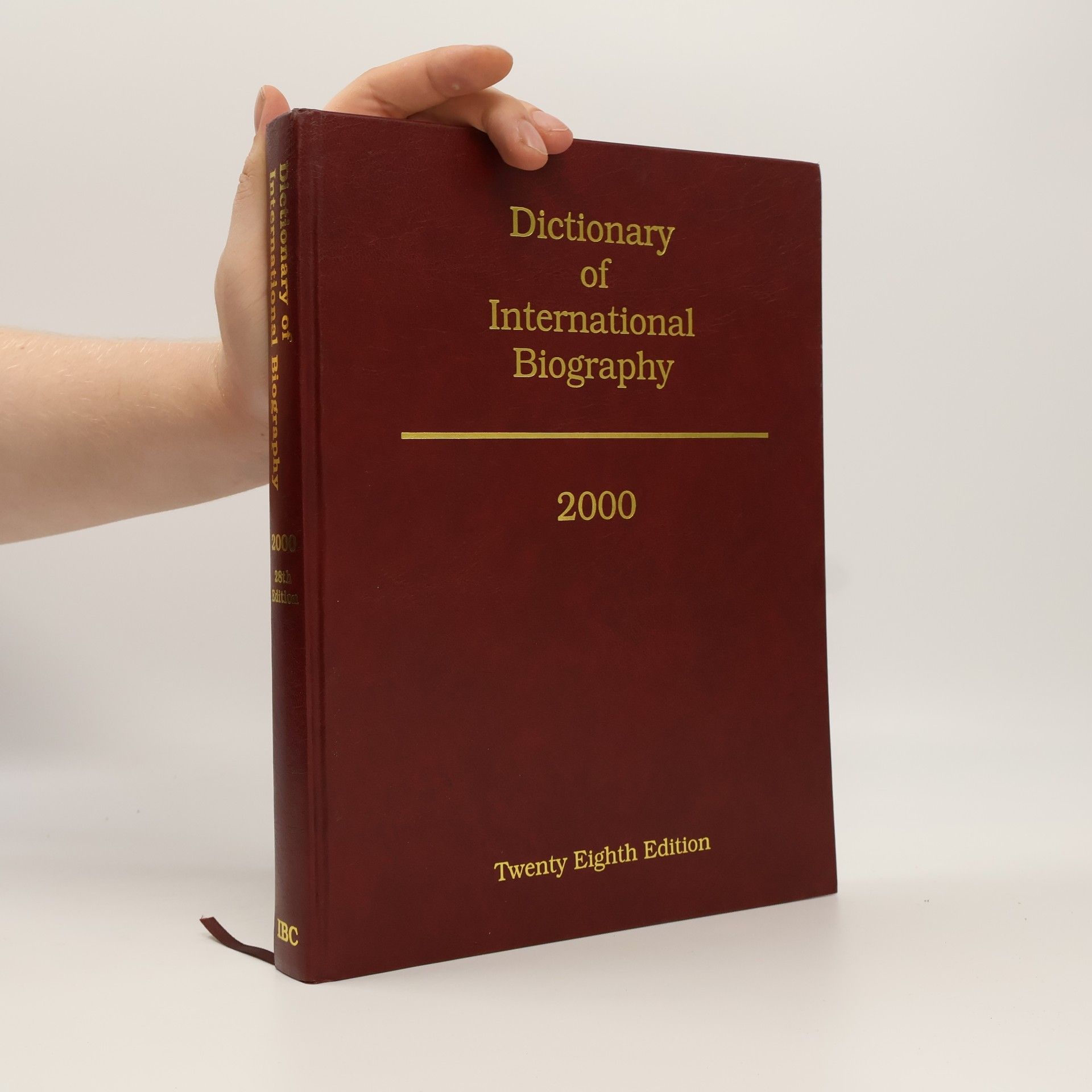 International Biographical Centre Dictionary of International Biography 2000