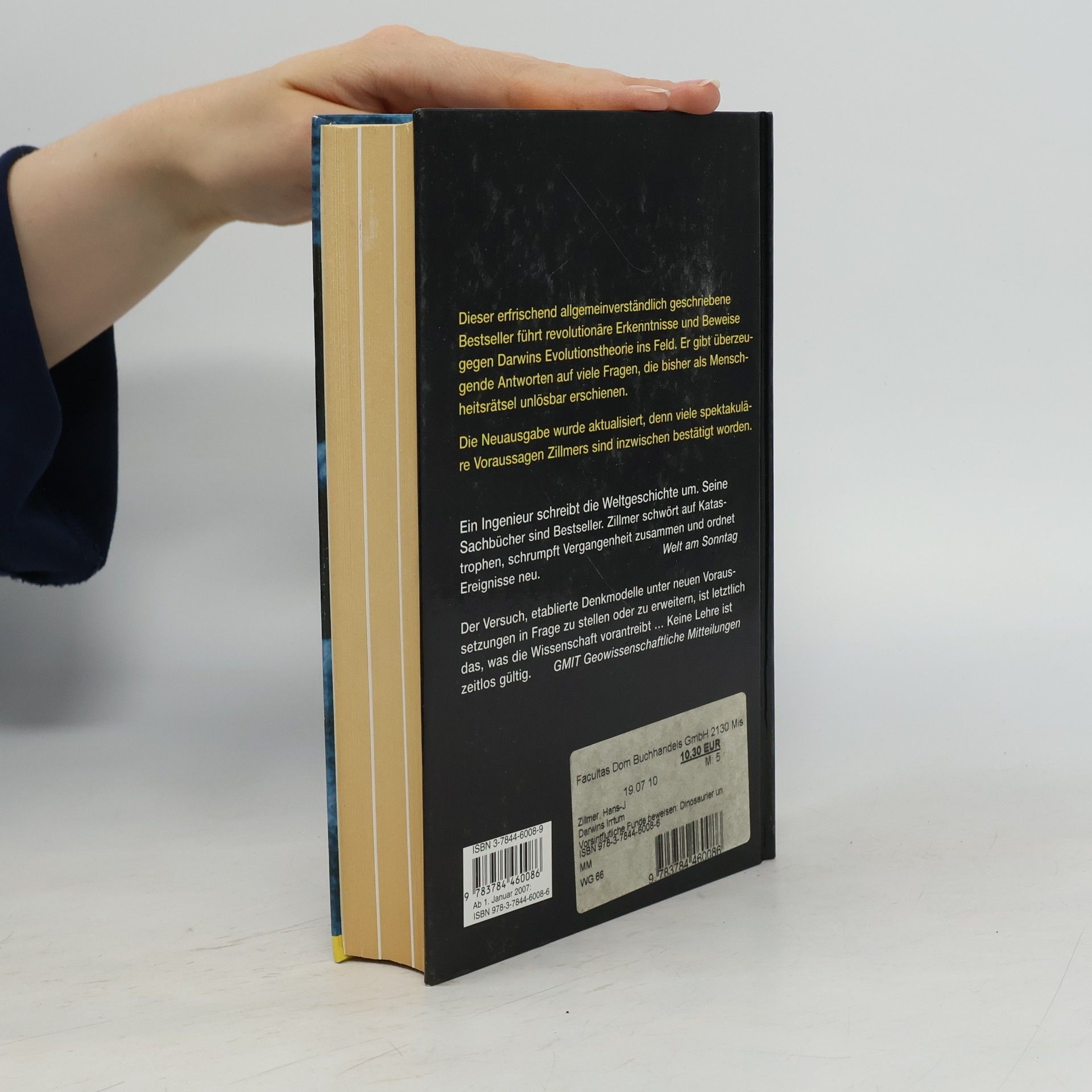 Hans-Joachim Zillmer Darwins Irrtum: Aktualisierte Auflage des Bestsellers bestätigte Thesen