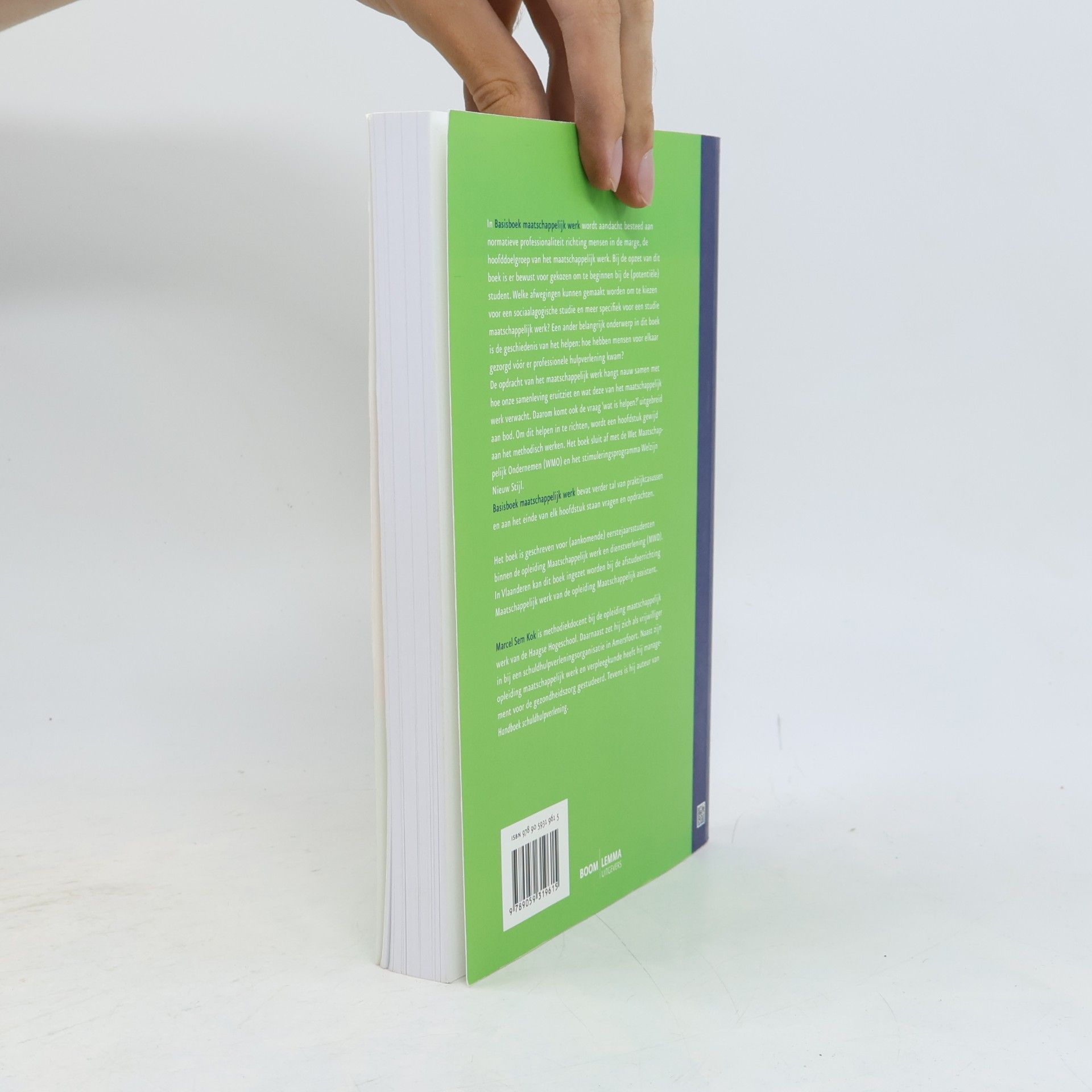 Marcel Sem Kok Basisboek maatschappelijk werk: een normatieve professie