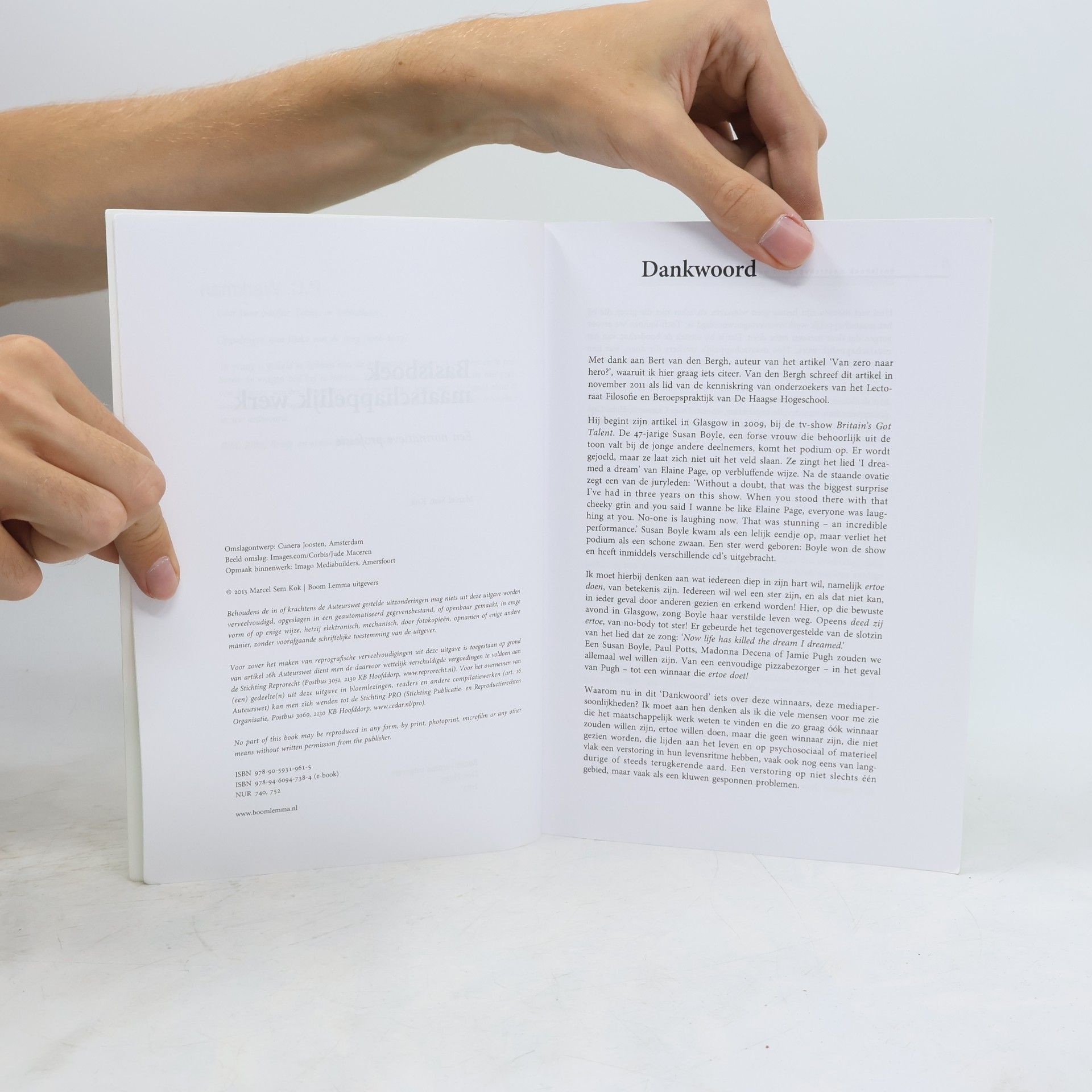 Marcel Sem Kok Basisboek maatschappelijk werk: een normatieve professie