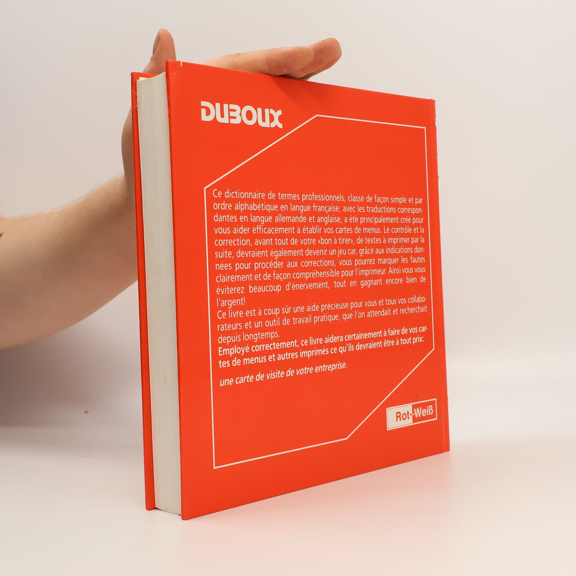 Duboux Dictionary of Gastronomy - Hotels - Tourism