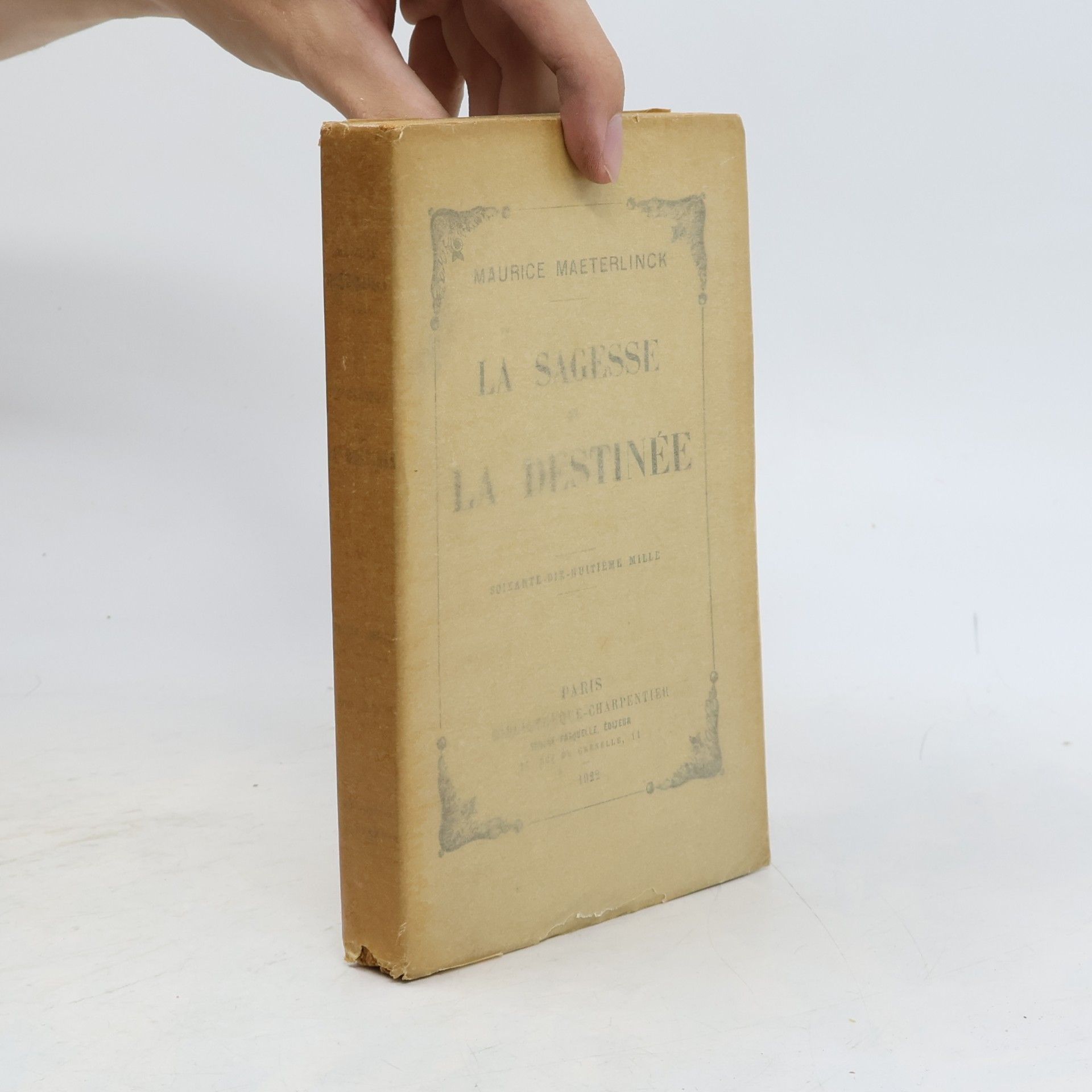 Maurice Maeterlinck La sagesse et la destinée
