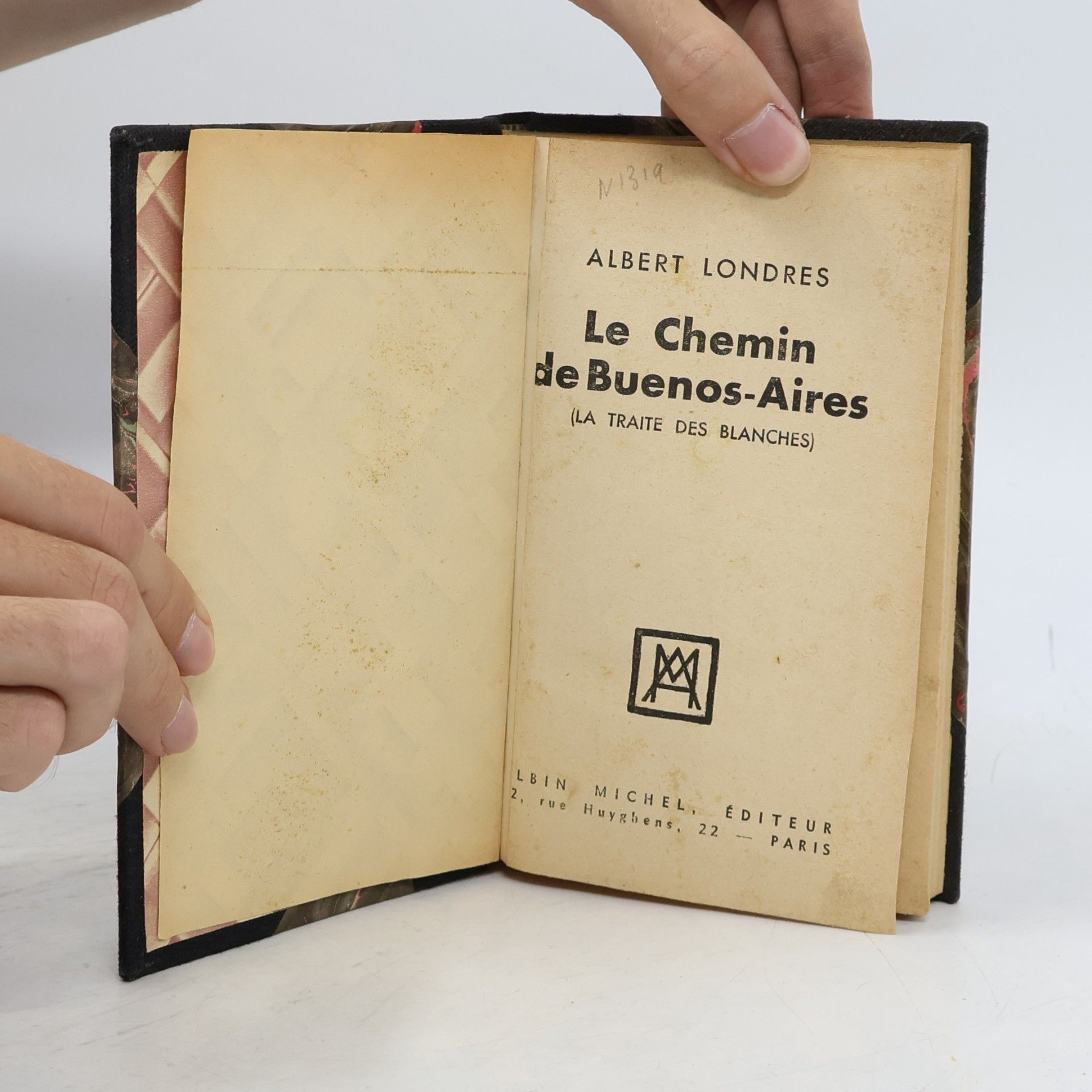 Albert Londres Le Chemin de Buenos Aires