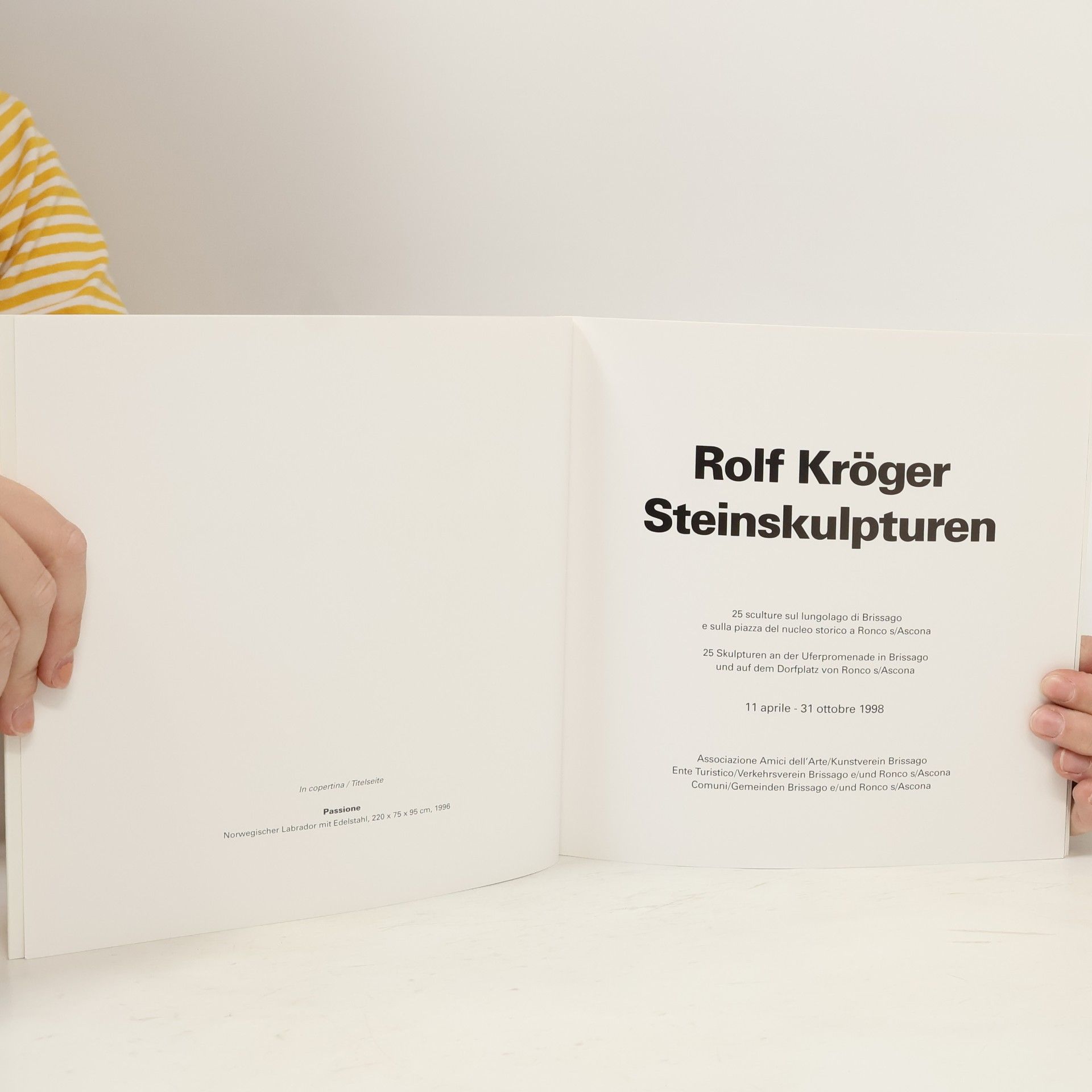 Rolf Kröger Steinskulpturen. Lago Maggiore
