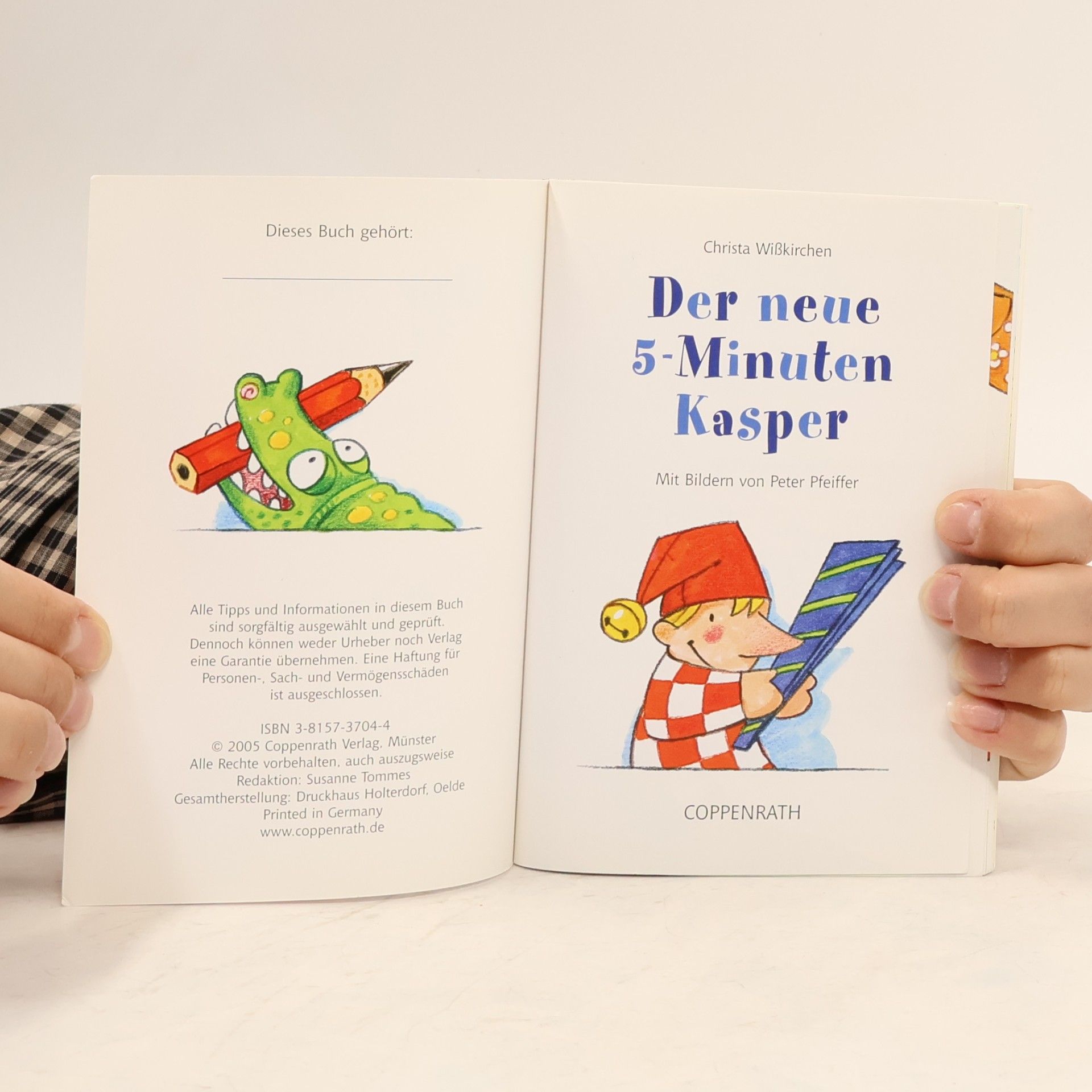 Christa Wißkirchen Kleine Spiel- & Spaßbücher /Spiele: Der neue 5-Minuten-Kasper