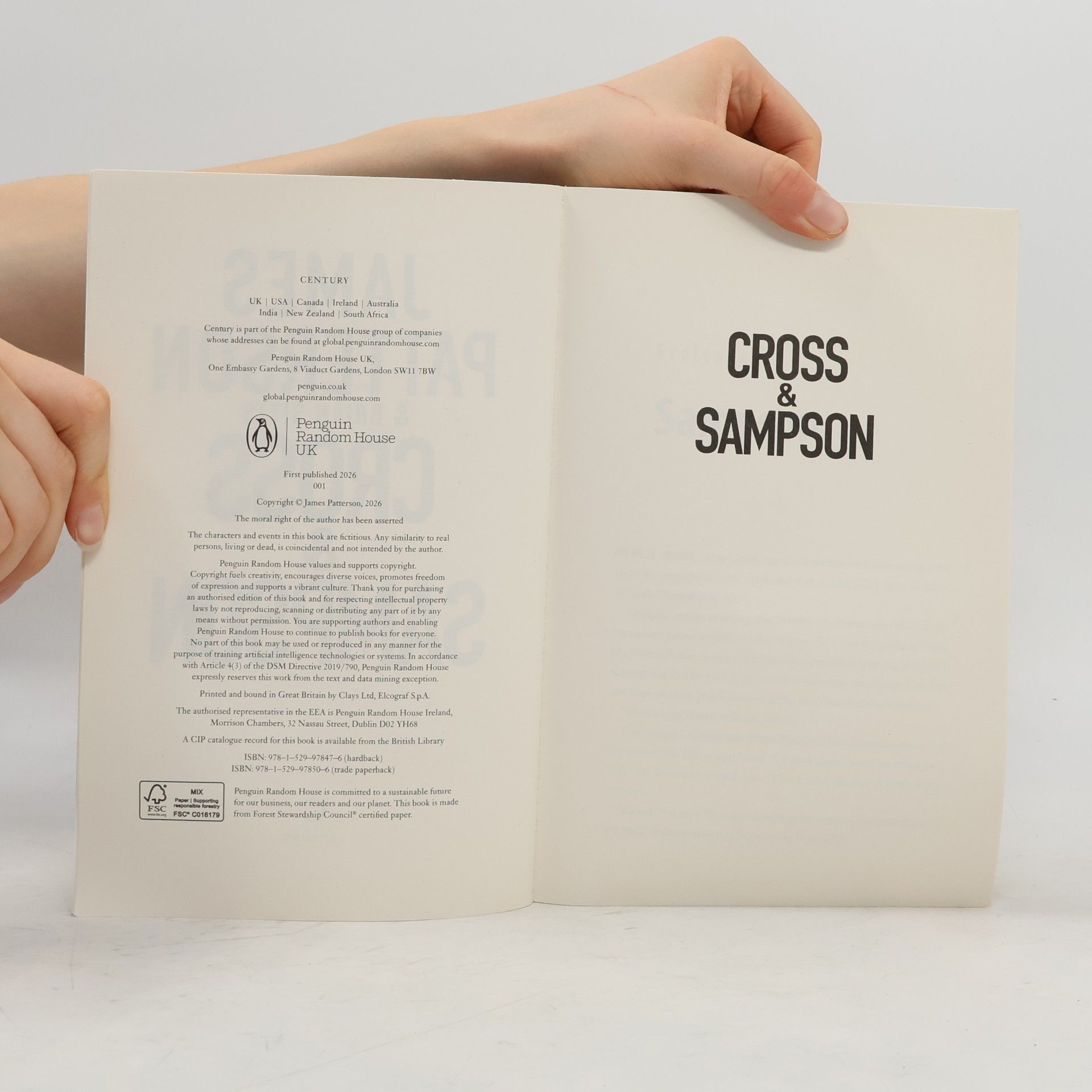 James Patterson Alex Cross: Cross and Sampson