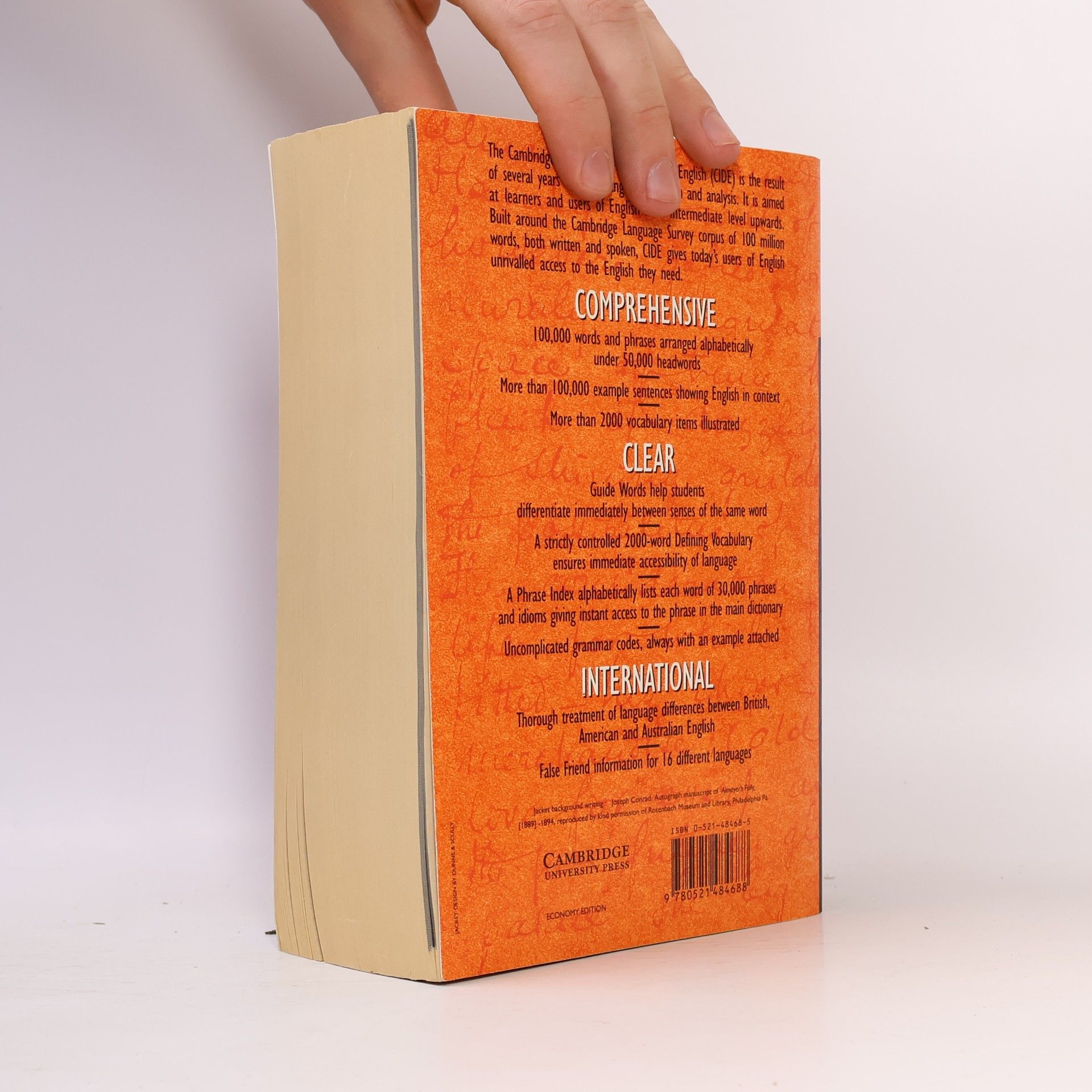 Collectif d'auteurs Cambridge international dictionary of english