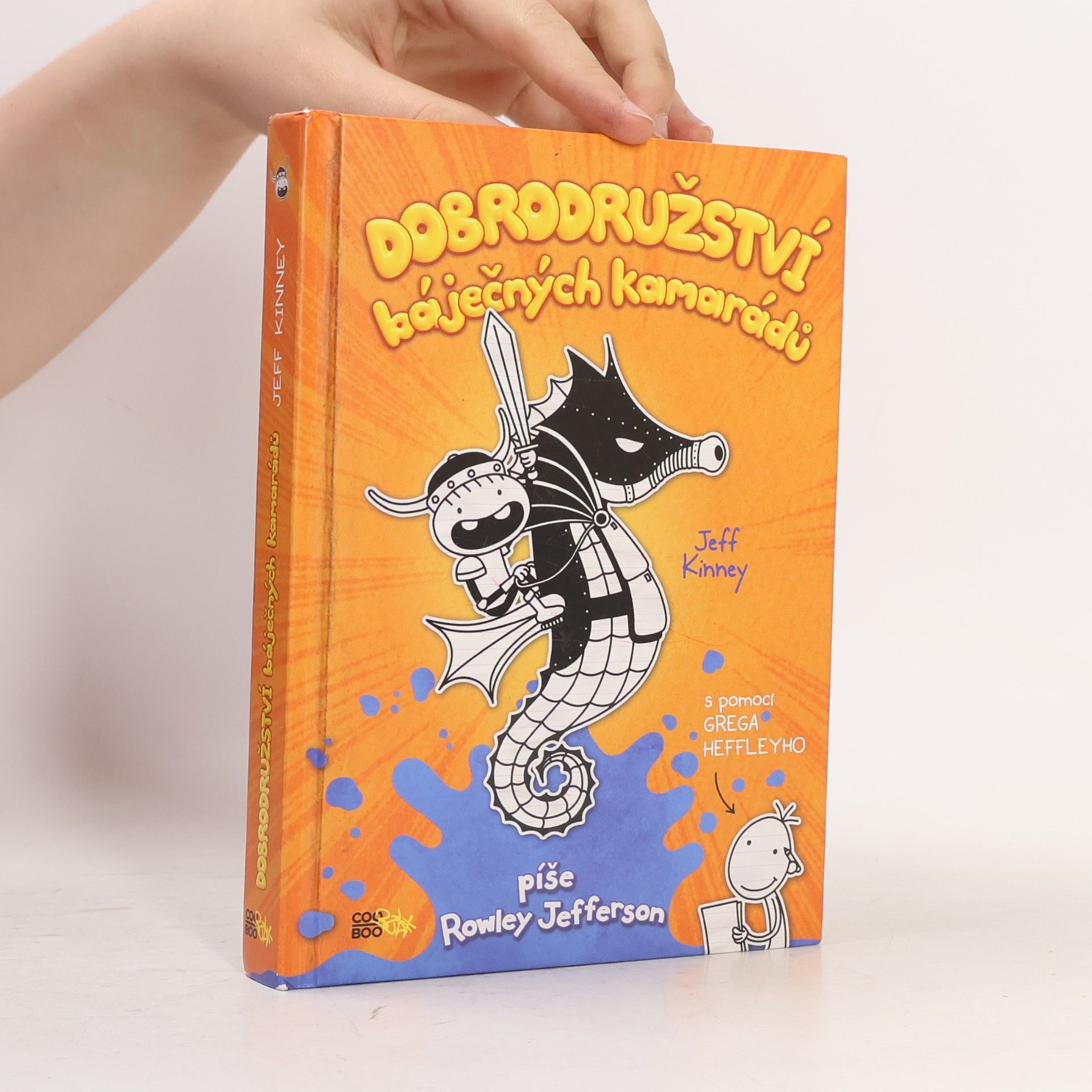 Jeff Kinney Dobrodružství báječných kamarádů. Píše Rowley Jefferson