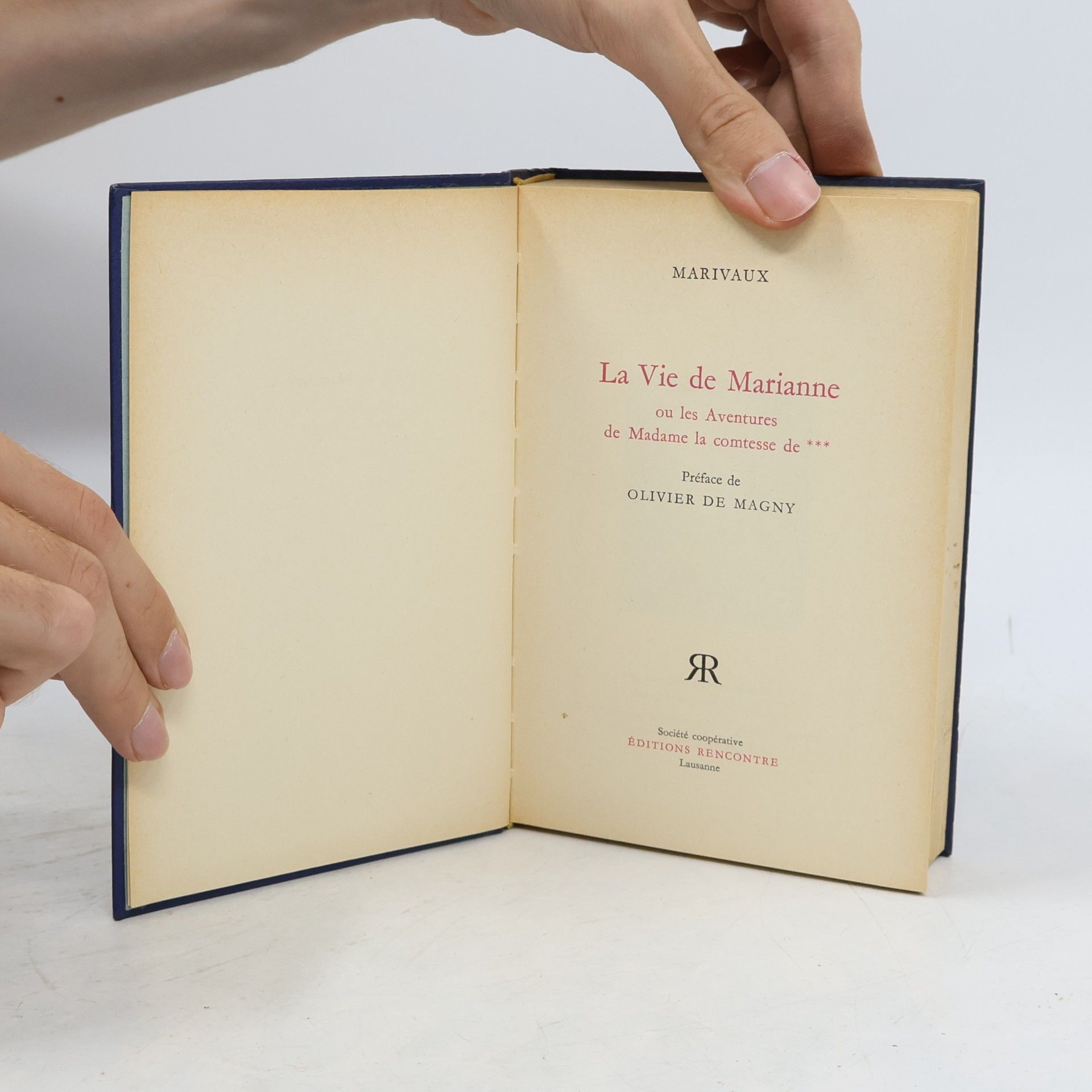 Pierre de Marivaux La Vie de Marianne ou les Aventures de Madame la comtesse de ***