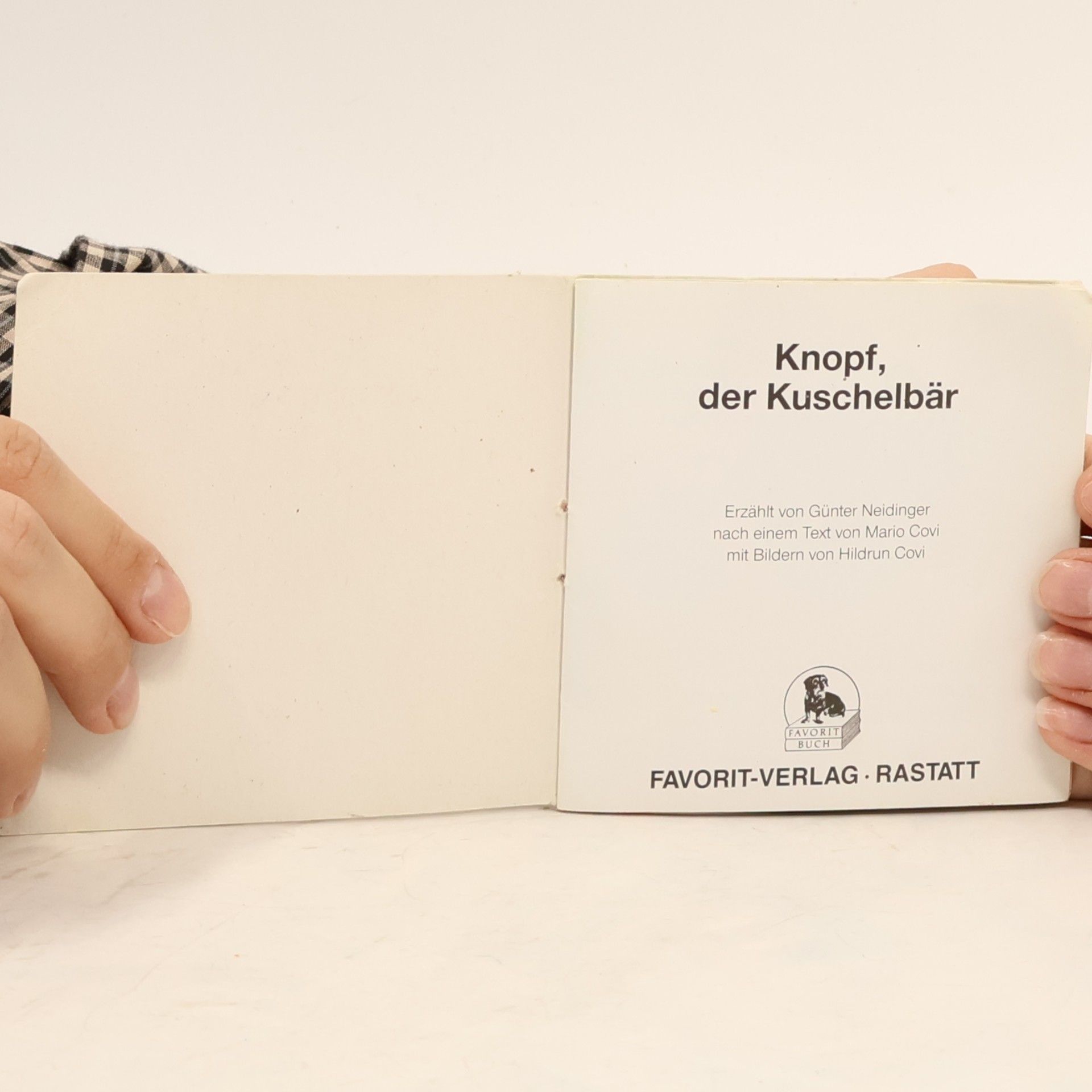 Günter Neidinger Knopf, der Kuschelbär