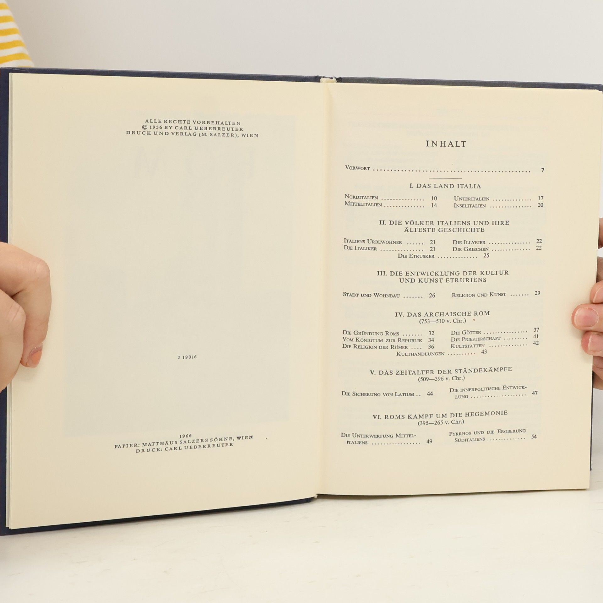 Wilhelm Wägner Rom: Land und Volk der alten Römer