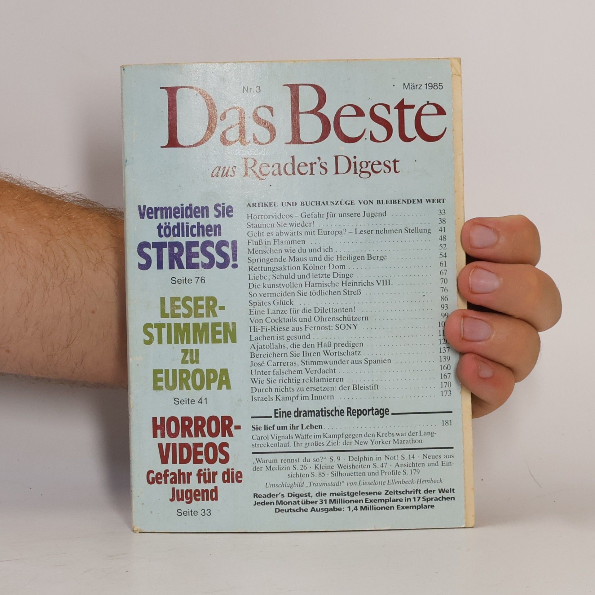 Kolektiv autorů Das Beste aus Reader's Digest 3/1985