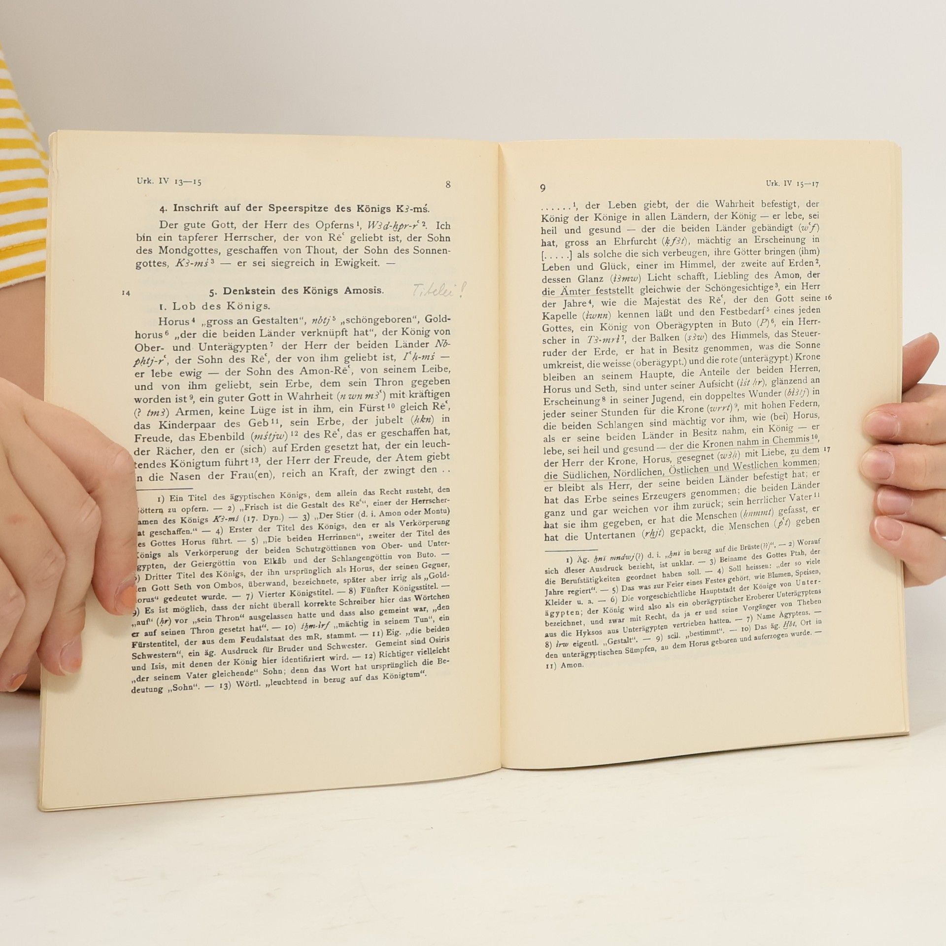 Autorenkollektiv Urkunden der 18. Dynastie