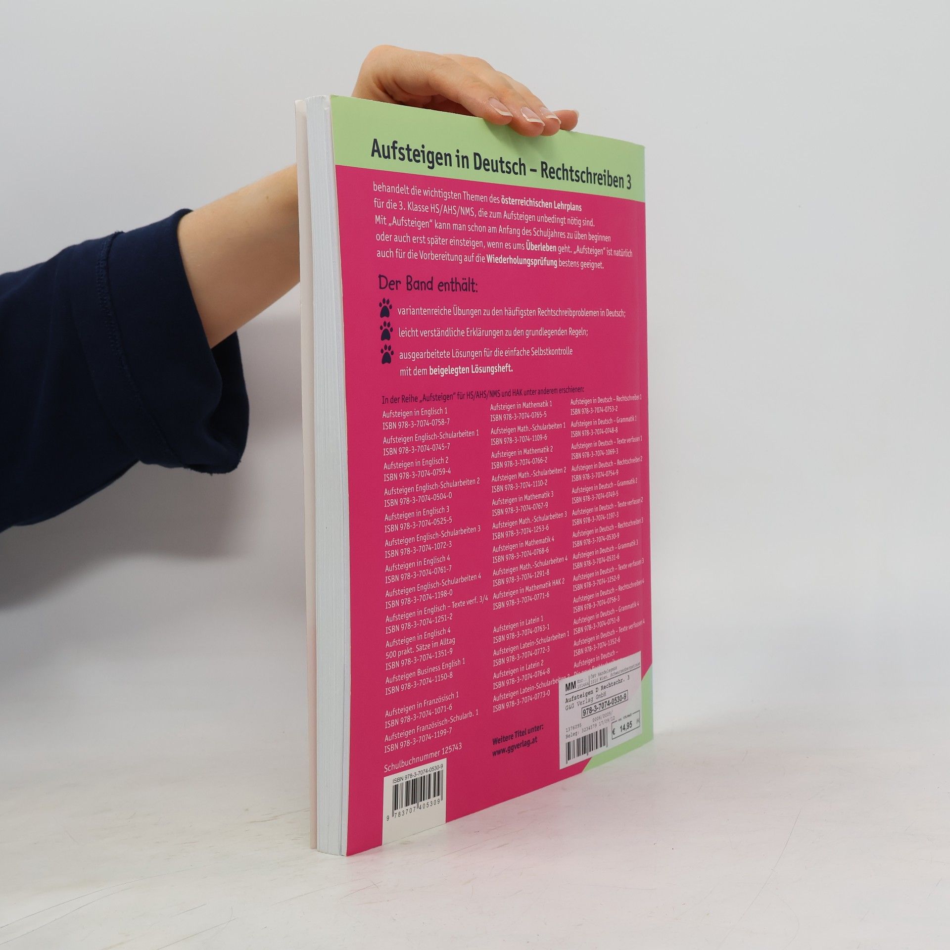 Margit Pieler Aufsteigen in Deutsch – Rechtschreiben 3: So schaffst du die 3. Klasse HS/AHS (Aufsteigen: Lernhilfen für HS/AHS Unterstufe und AHS Oberstufe)