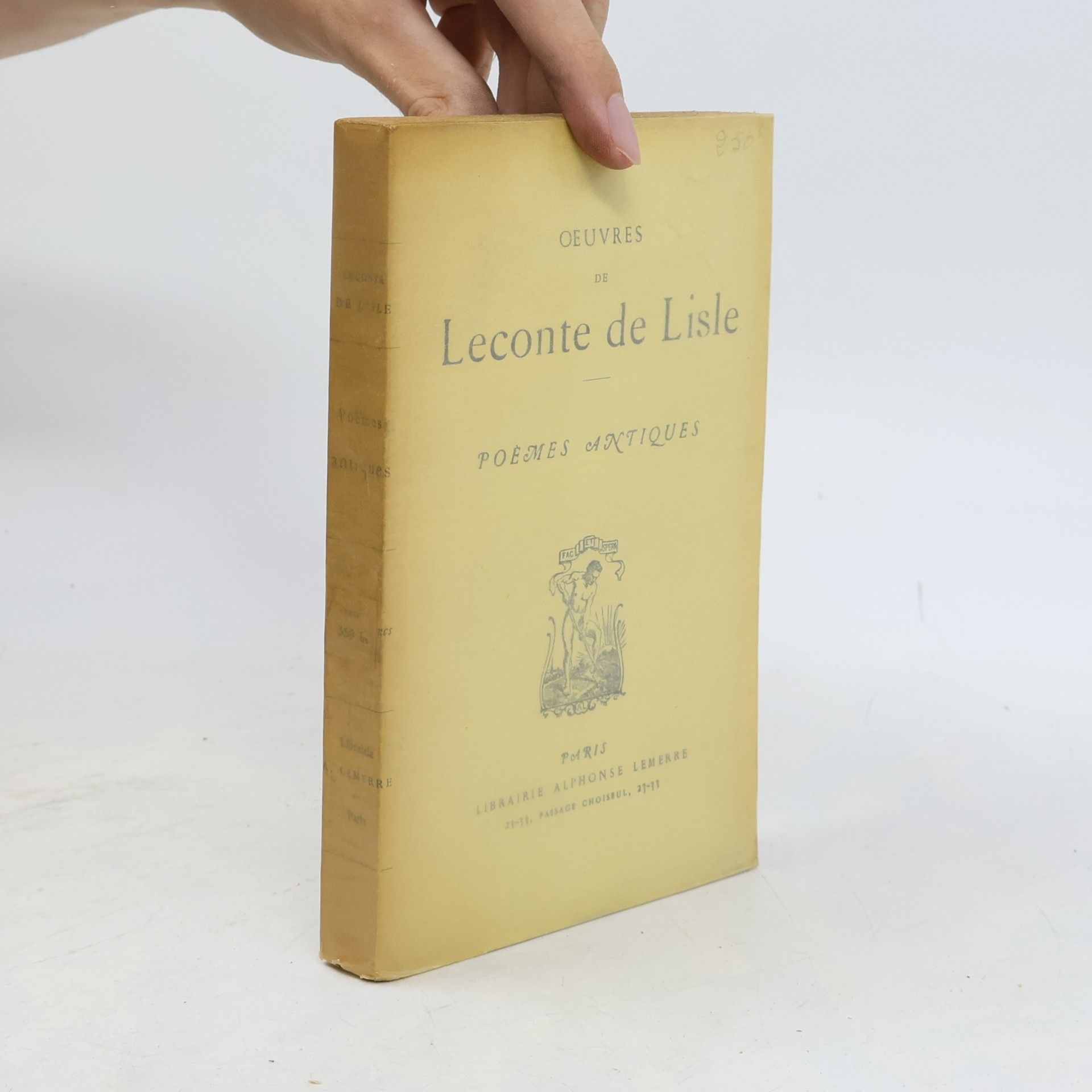 Collectif d'auteurs Oeuvres de Leconte de Lisle. Poemes antiques