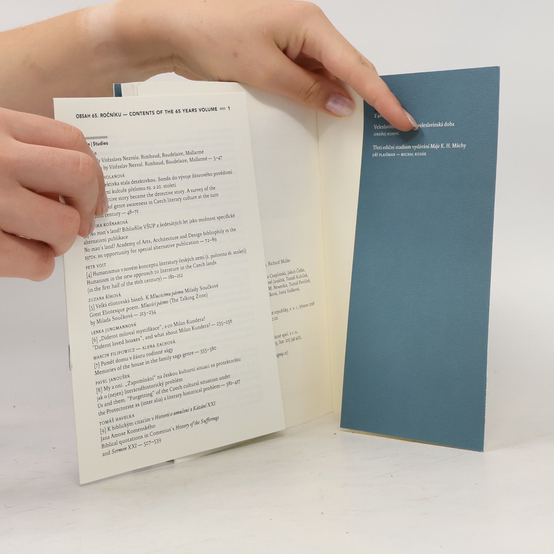 Various authors Česká literatura 1/2018