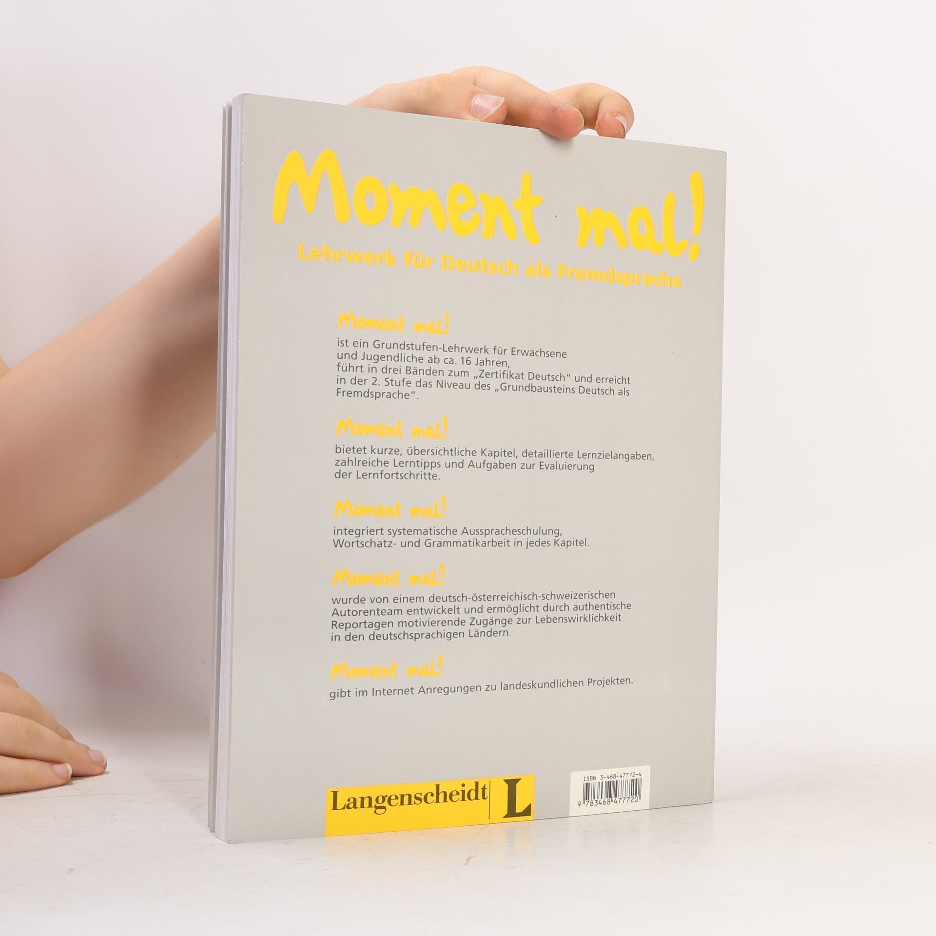 Lukas Wertenschlag Moment mal! : Lehrwerk für Deutsch als Fremdsprache. Arbeitsbuch 2