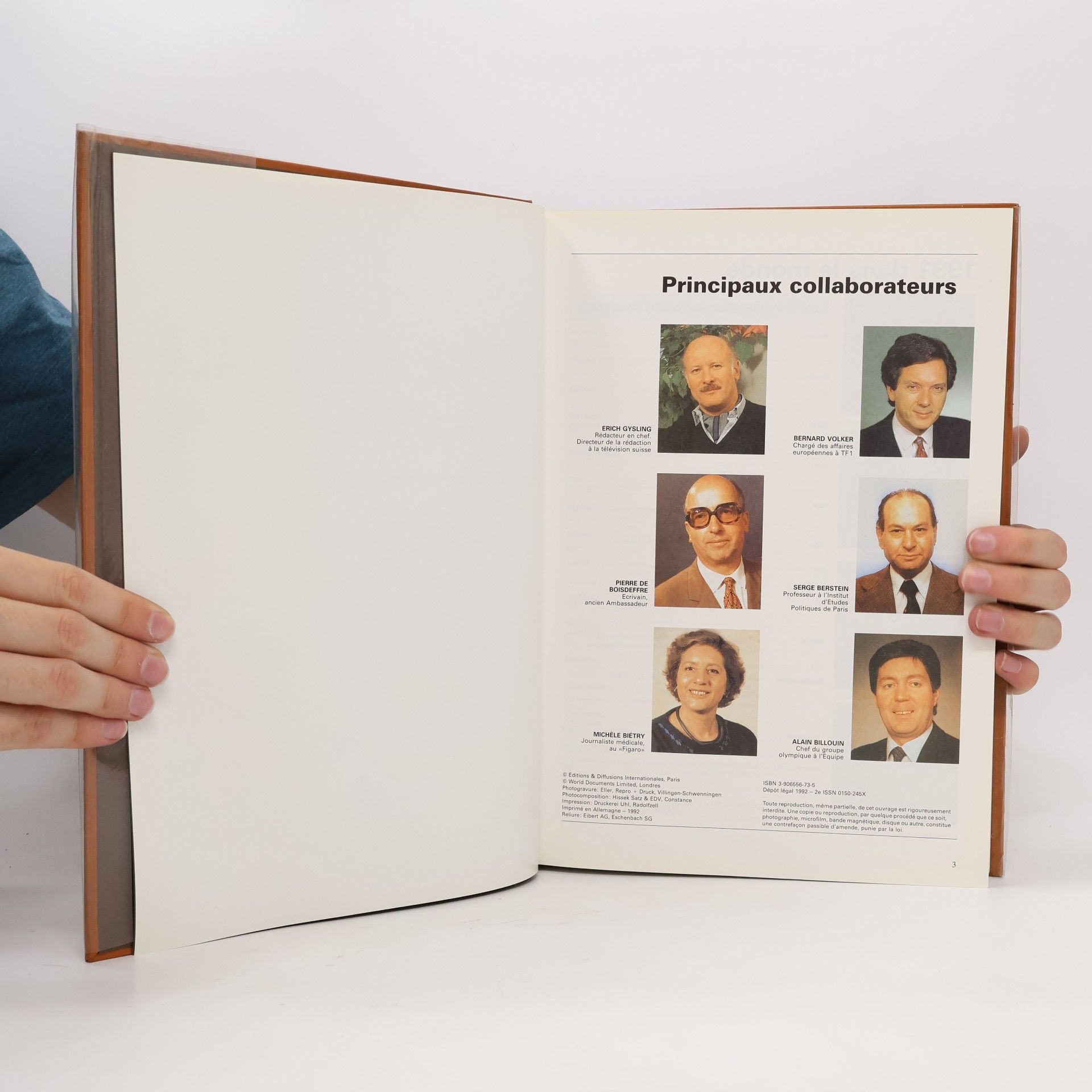 Collectif d'auteurs Revue mondiale 1991