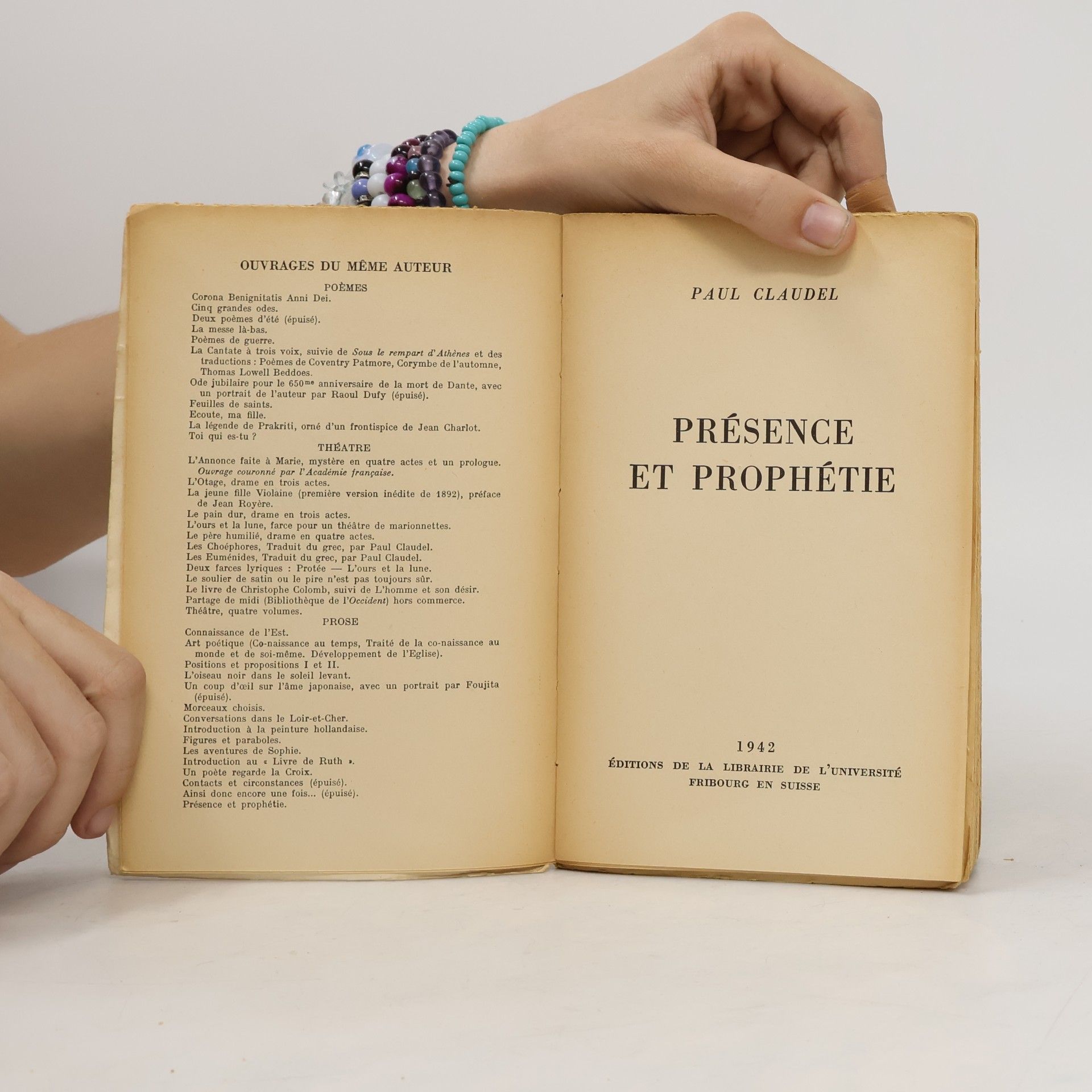 Paul Claudel Présence et prophétie