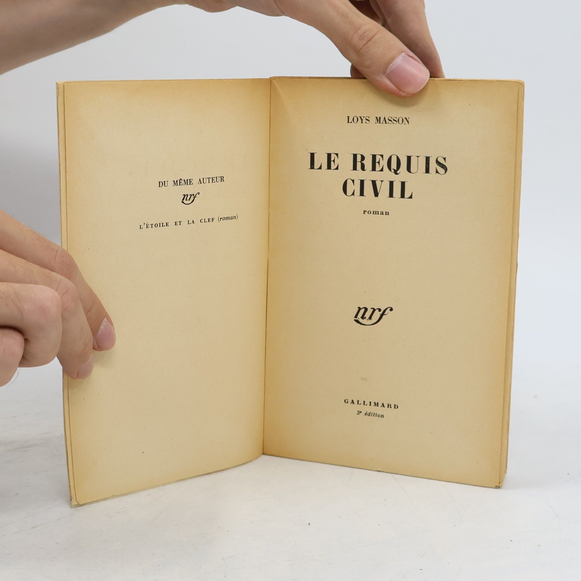Loys Masson Le requis civil