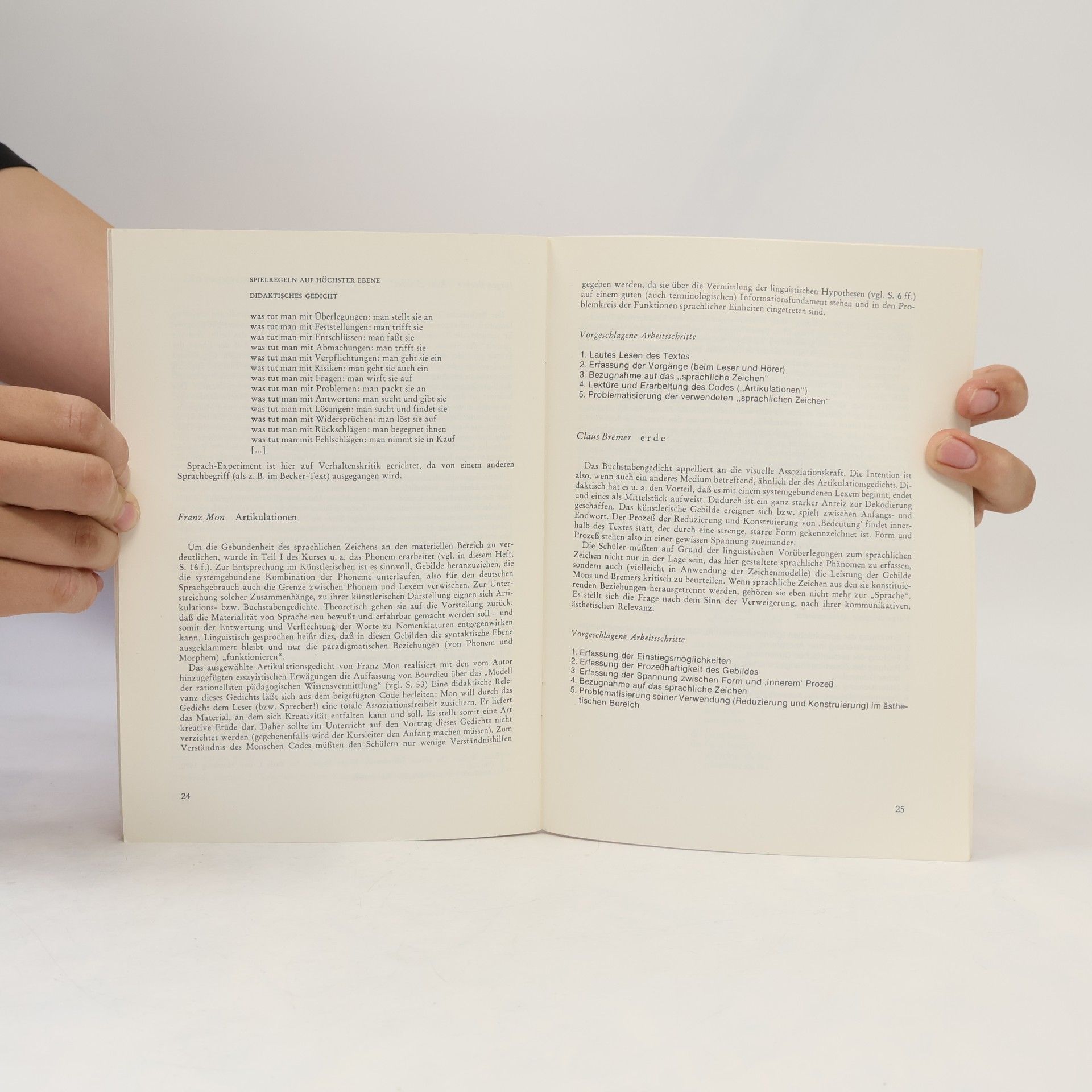 Ingeborg Sültemeyer Distanz zur Sprache