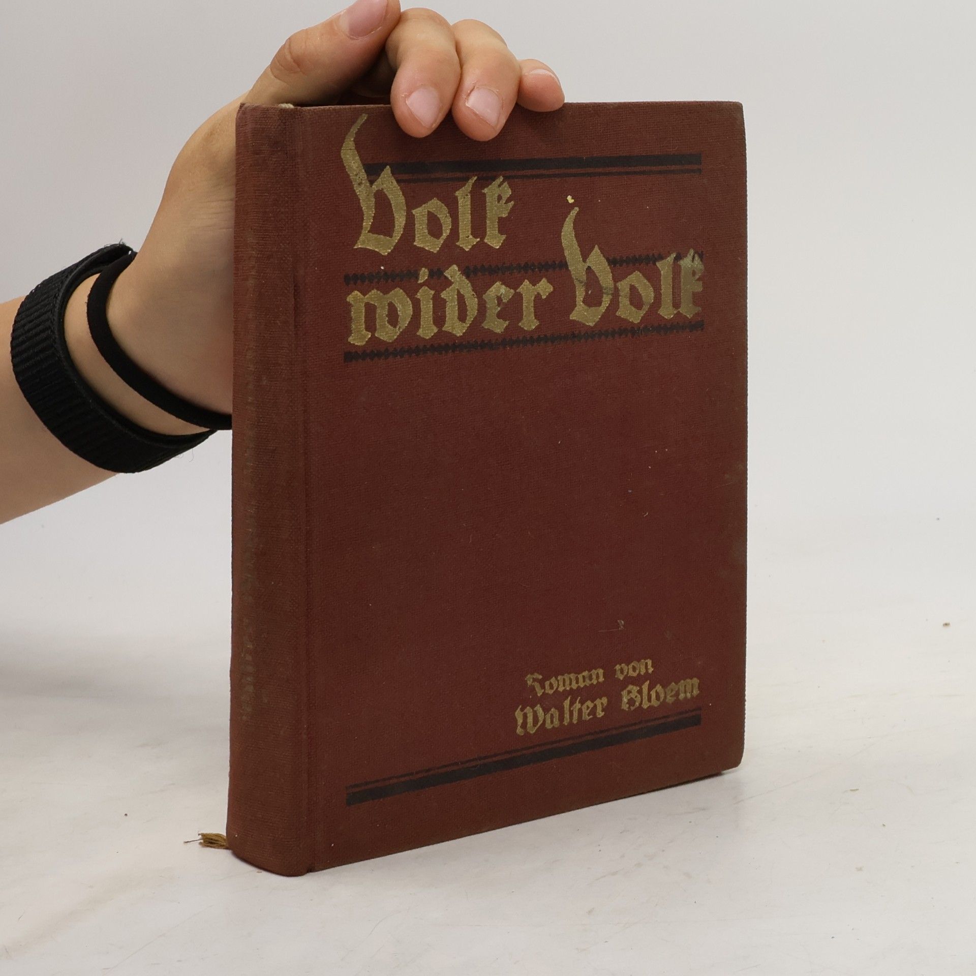 Walter Bloem Volk wider Volk