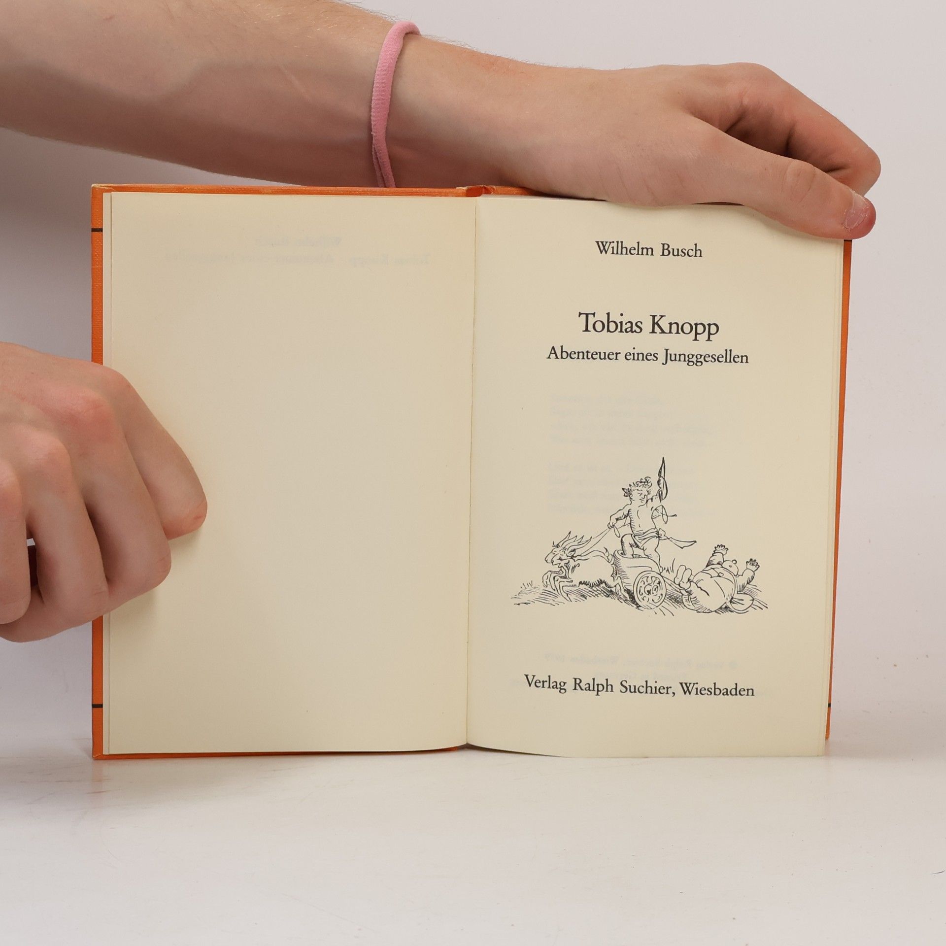 Wilhelm Busch Tobias Knopp, Abenteuer eines Junggesellen