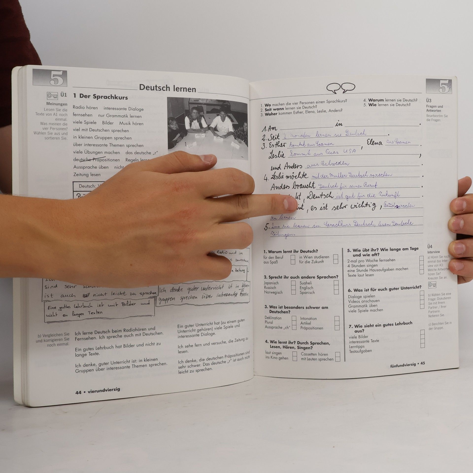 Christiane Lemcke Moment mal! : Lehrwerk für Deutsch als Fremdsprache. Arbeitsbuch, 1
