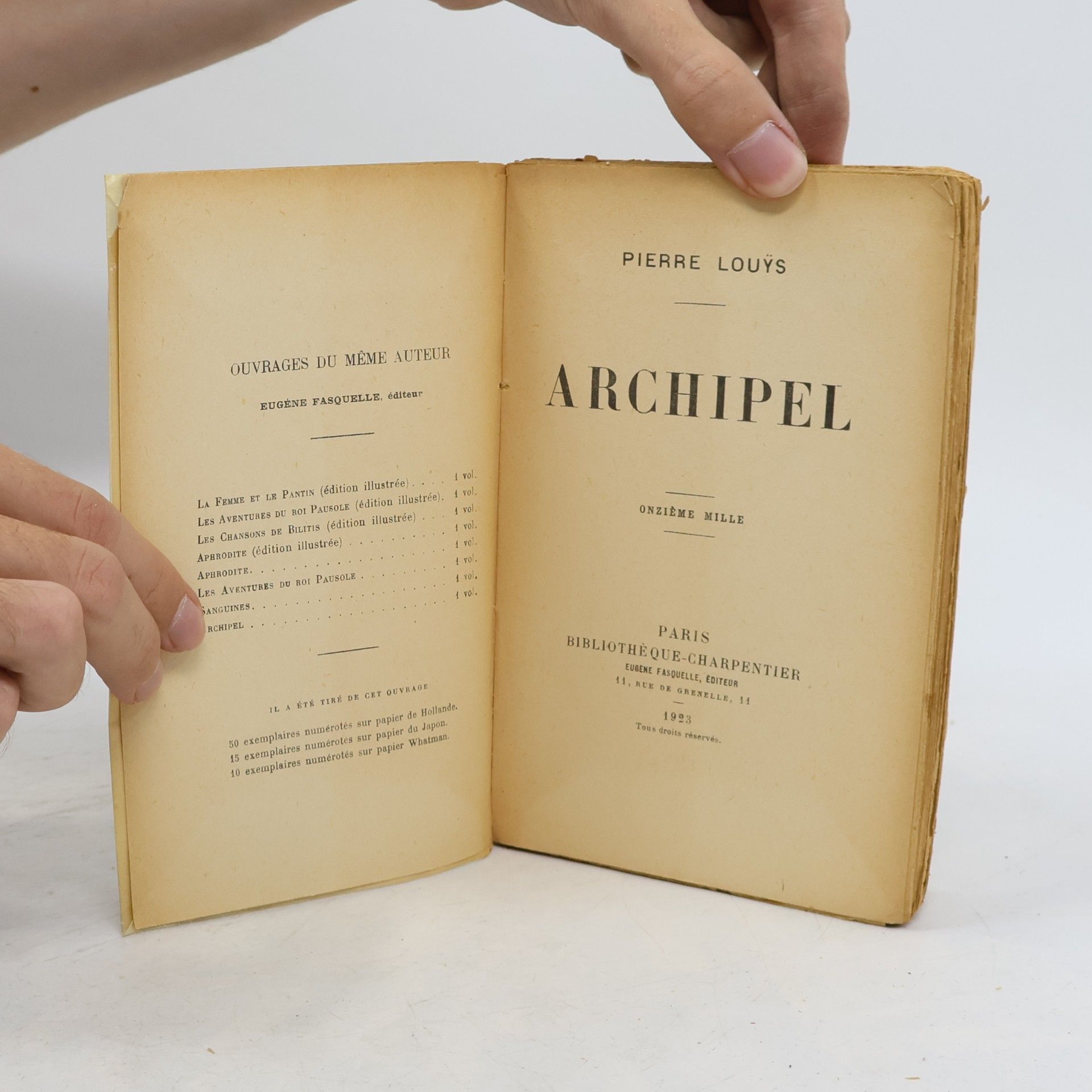 Pierre Louÿs Archipel