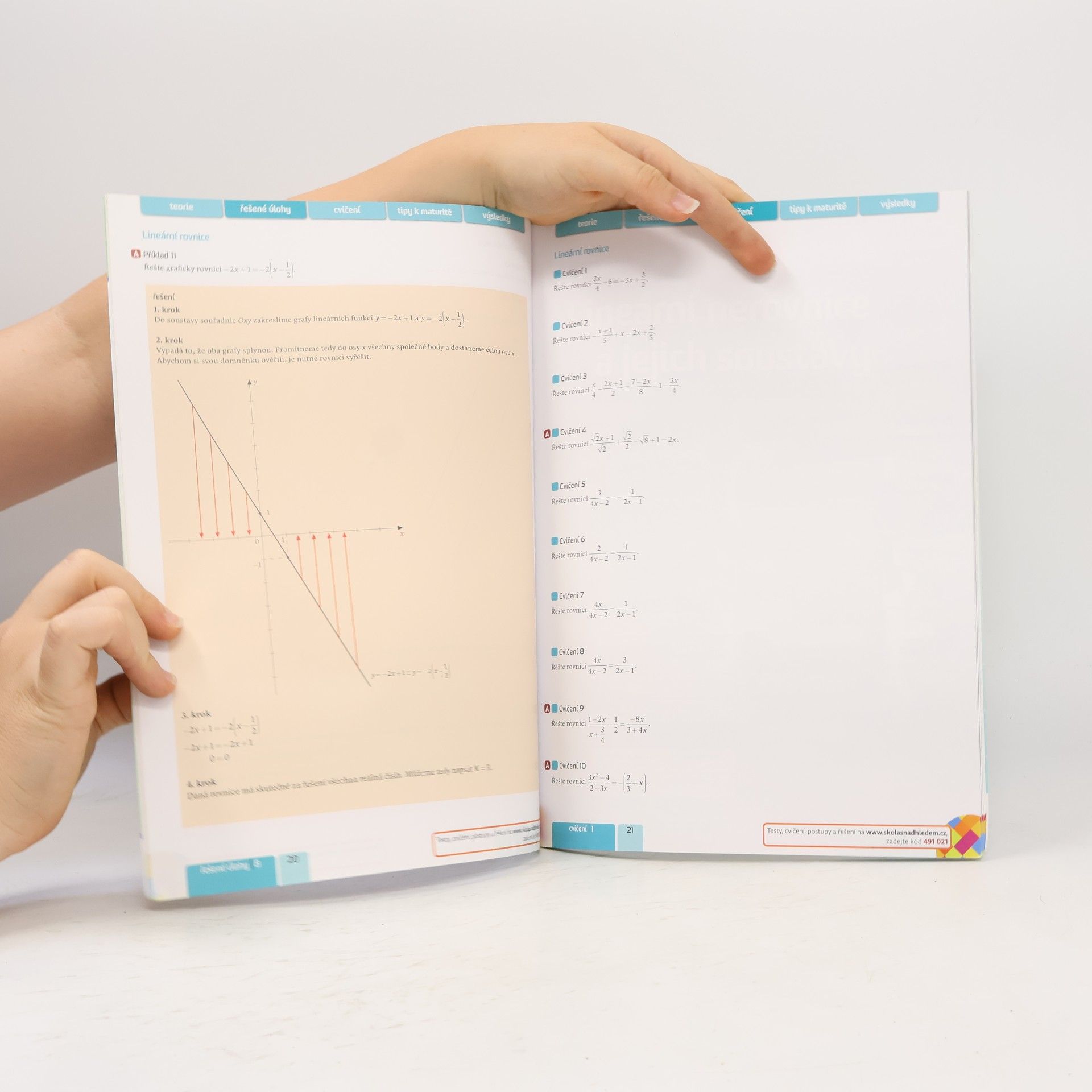 Jaroslav Zhouf Matematika s nadhledem : od prváku k maturitě. 3. díl, Rovnice a nerovnice I