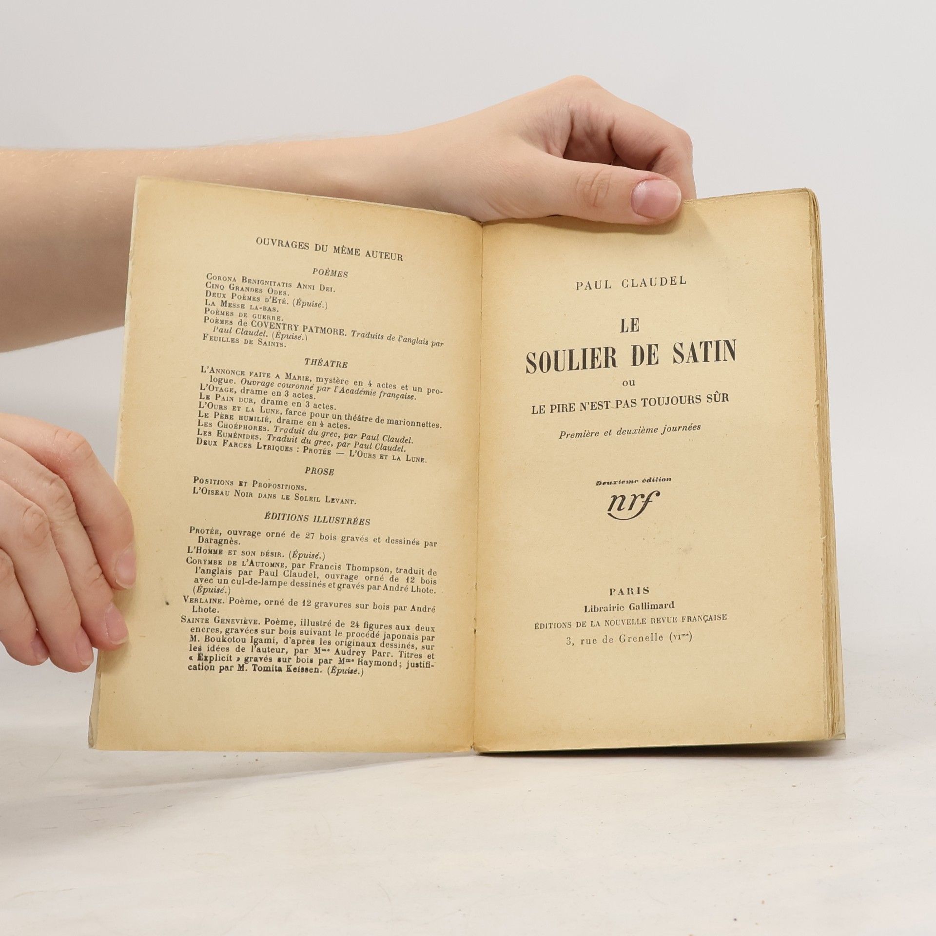 Paul Claudel Le soulier de satin